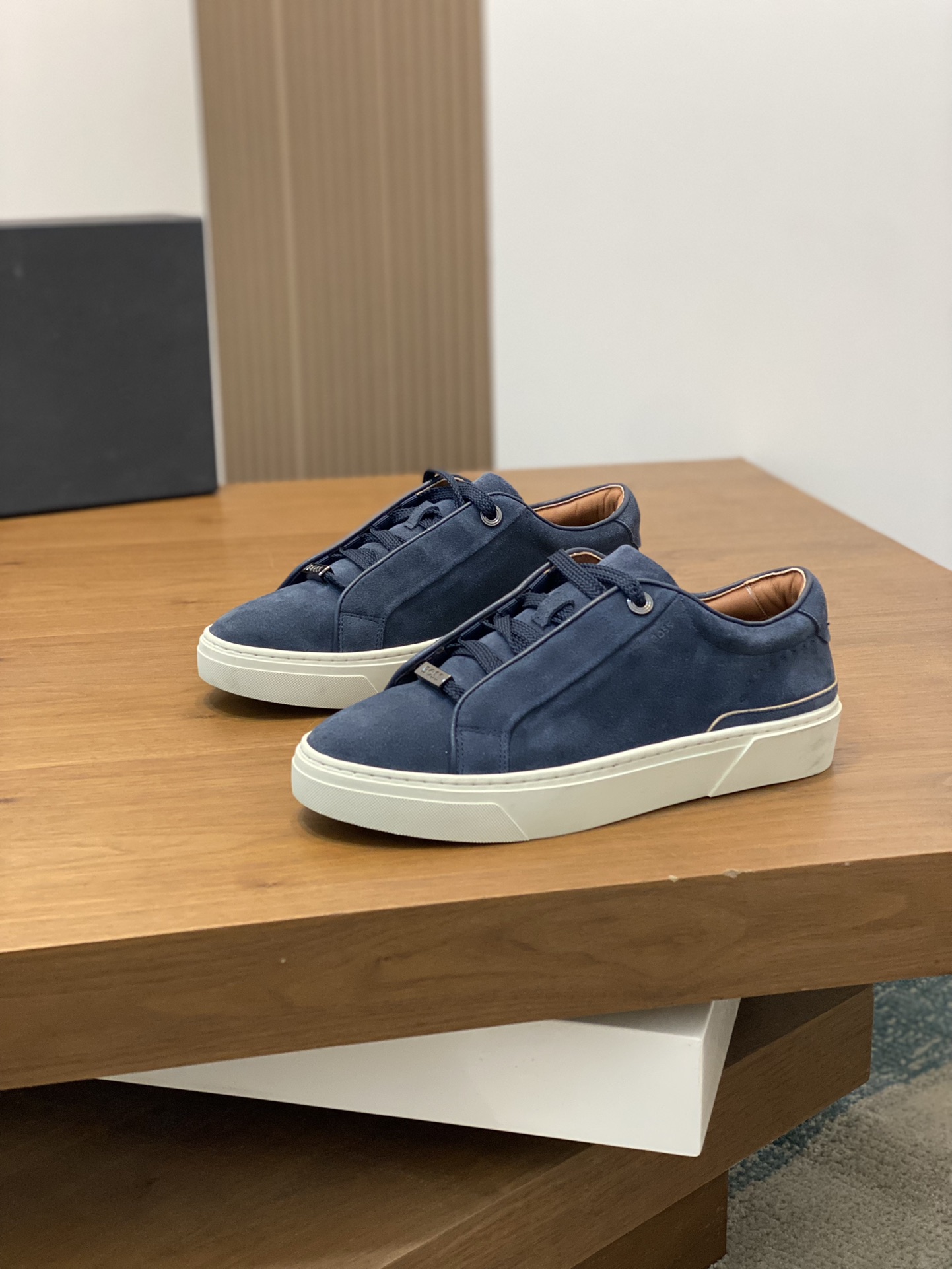 Boss zapatillas de deporte casuales de los hombres, la versión original del molde abierto, capa de l