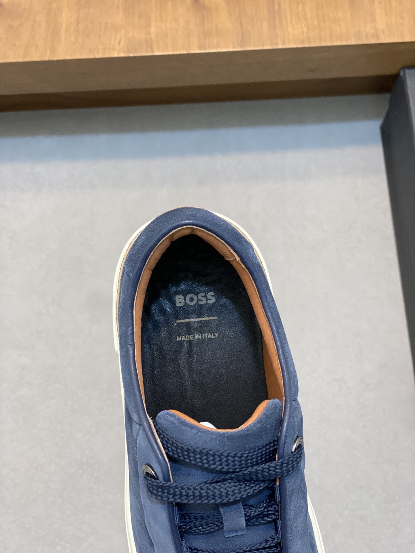 Boss zapatillas de deporte casuales de los hombres, la versión original del molde abierto, capa de l