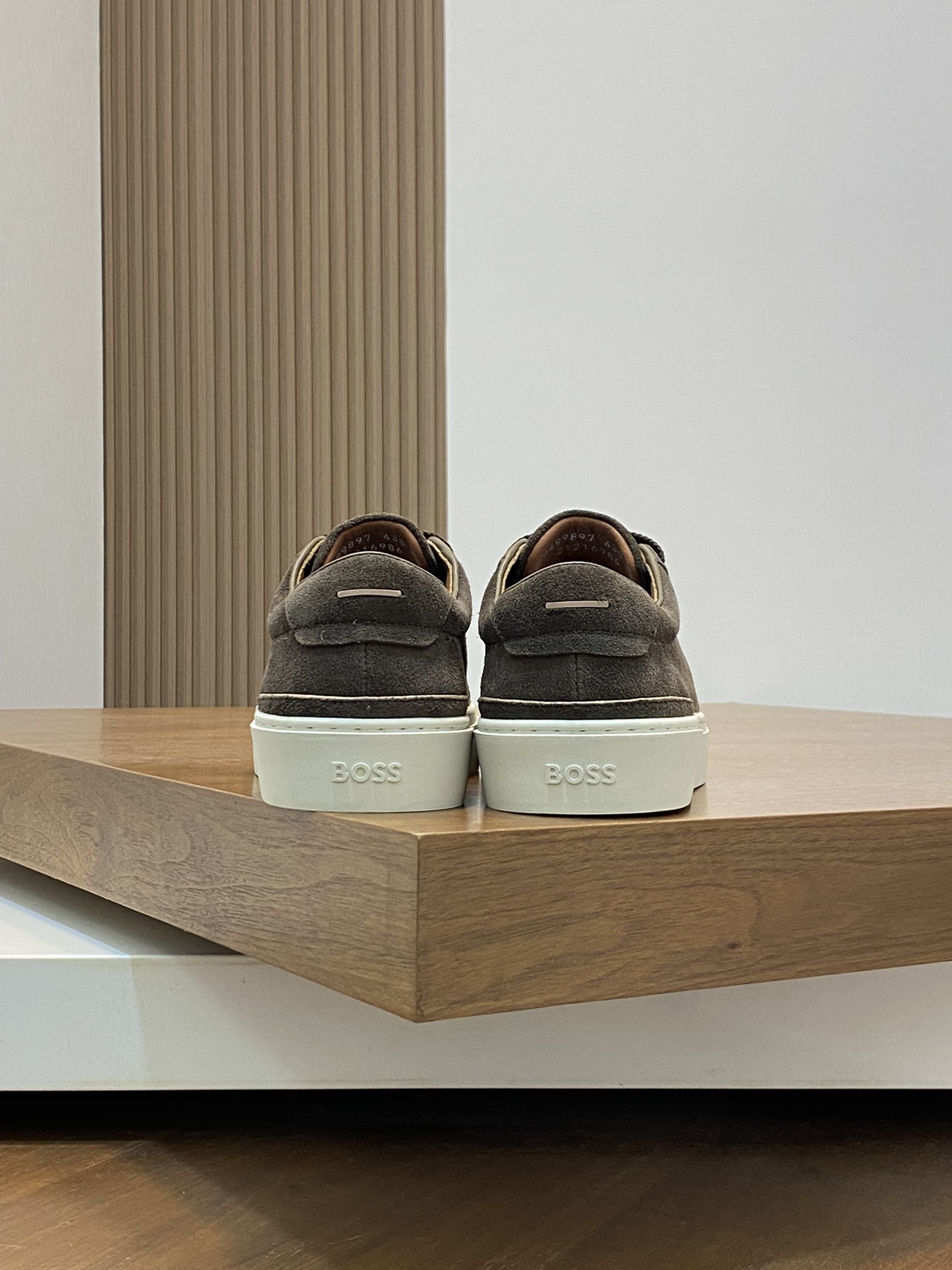 Boss zapatillas de deporte casuales de los hombres, la versión original del molde abierto, capa de l