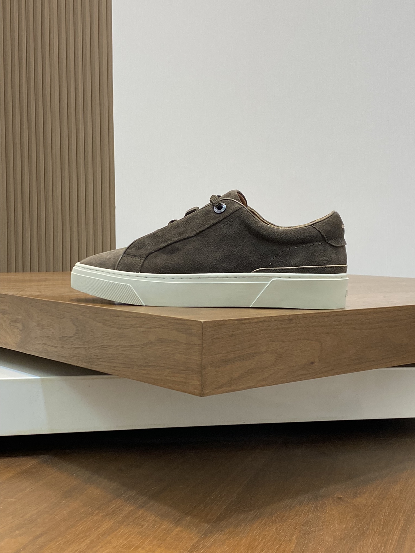 Boss zapatillas de deporte casuales de los hombres, la versión original del molde abierto, capa de l