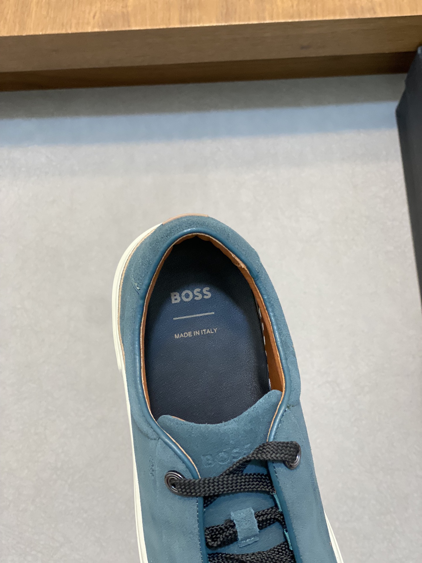Boss zapatillas de deporte casuales de los hombres, la versión original del molde abierto, capa de l