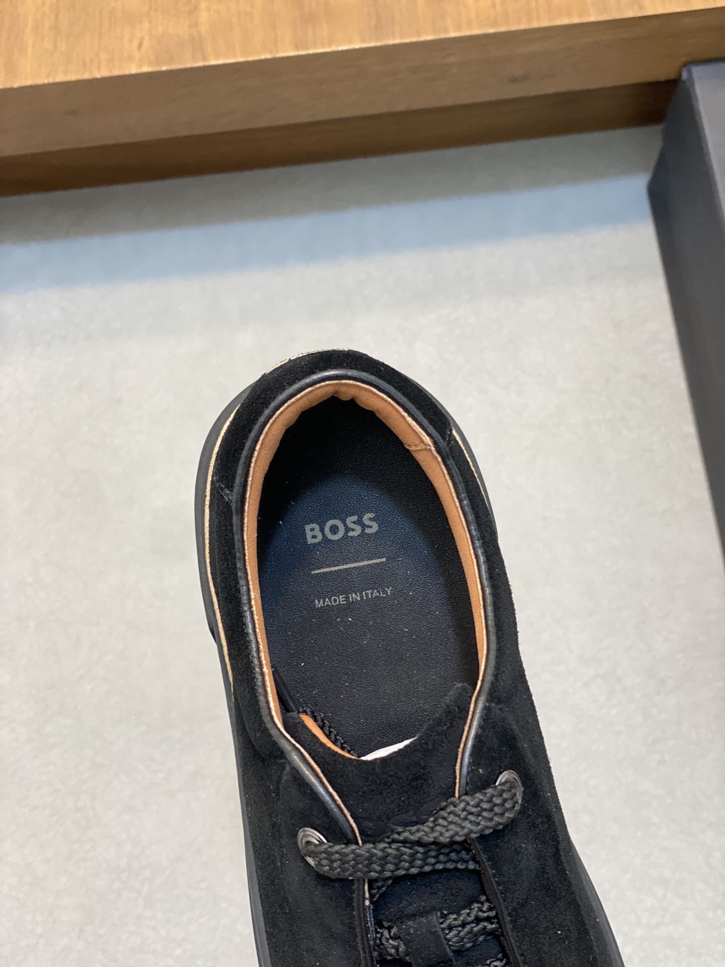 Boss zapatillas de deporte casuales de los hombres, la versión original del molde abierto, capa de l