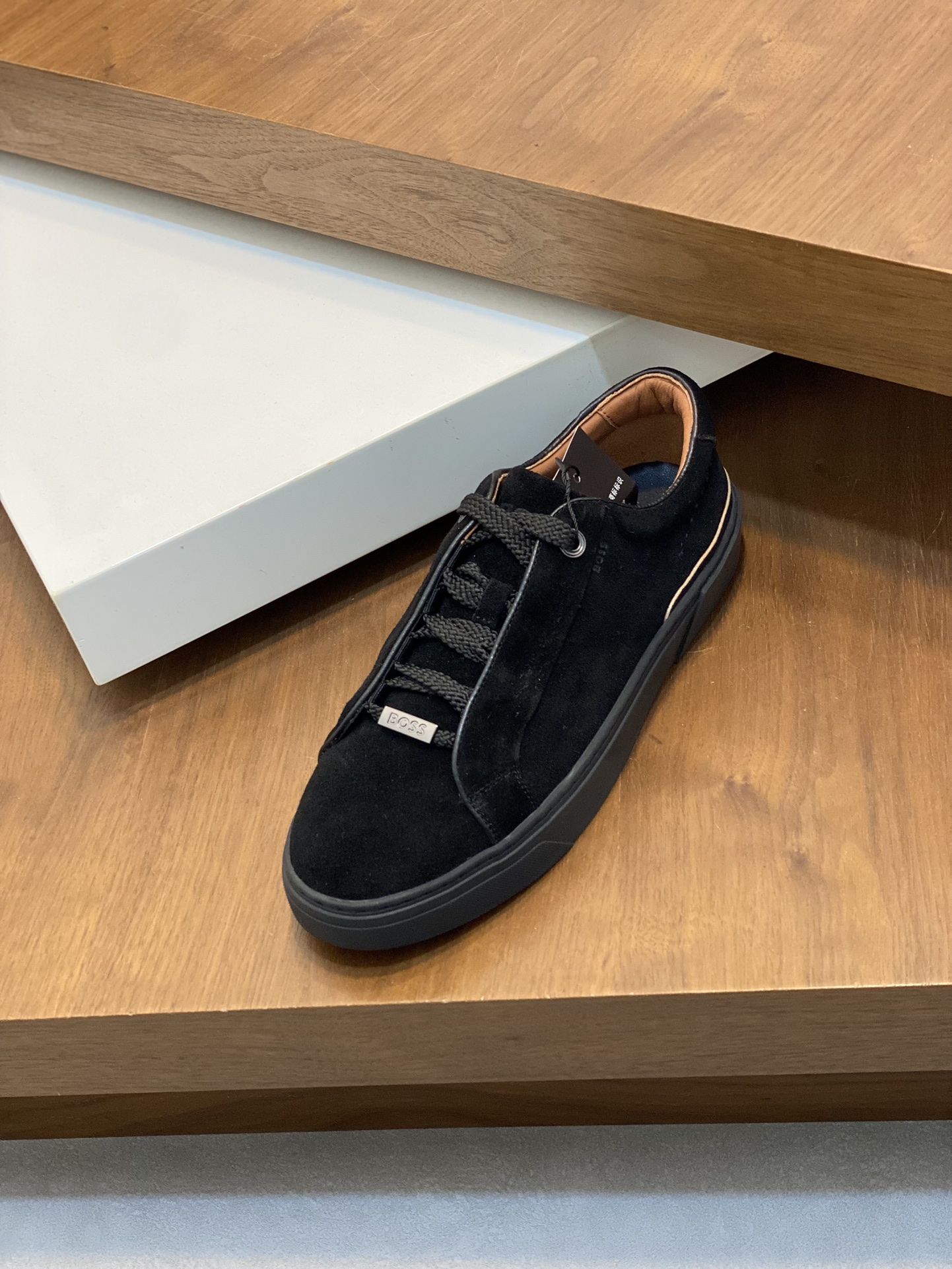 Boss zapatillas de deporte casuales de los hombres, la versión original del molde abierto, capa de l