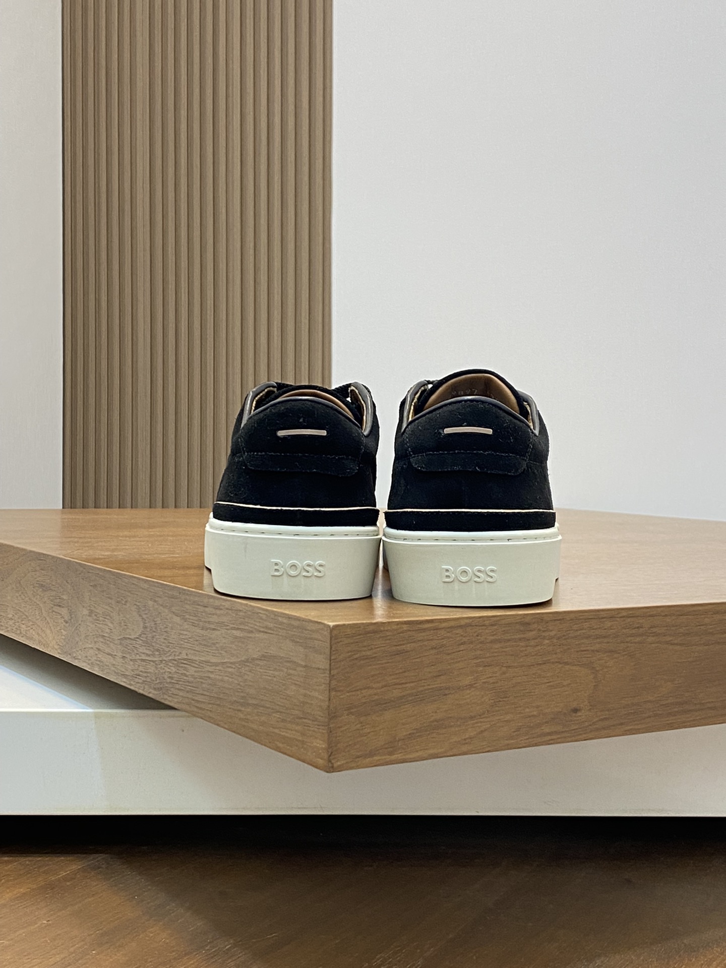 Boss zapatillas de deporte casuales de los hombres, la versión original del molde abierto, capa de l