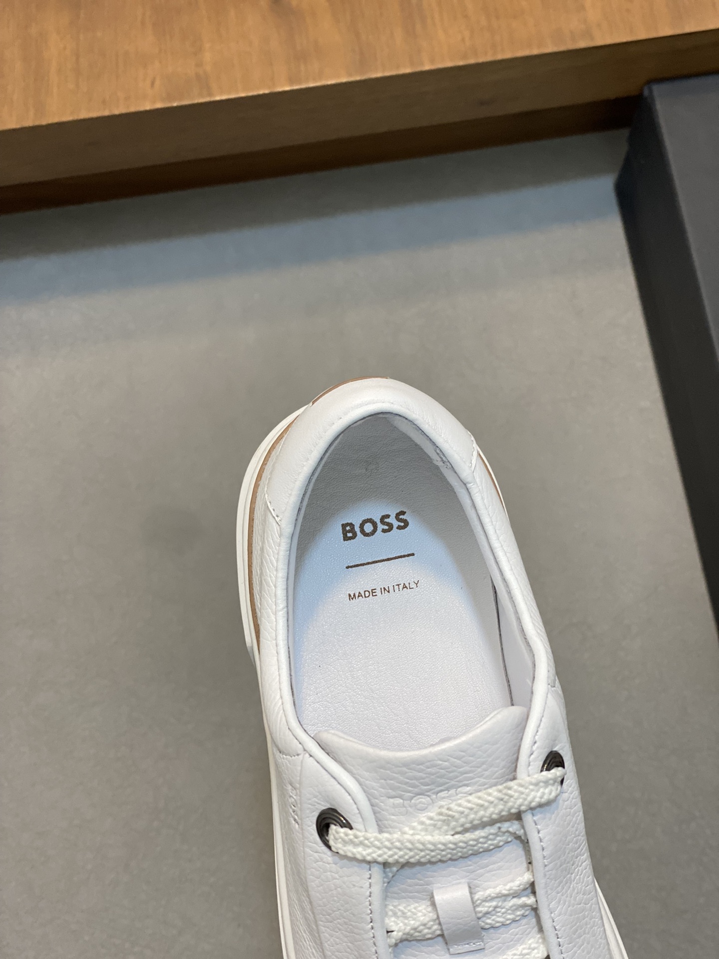 Boss zapatillas de deporte casuales de los hombres, la versión original del molde abierto, capa de l