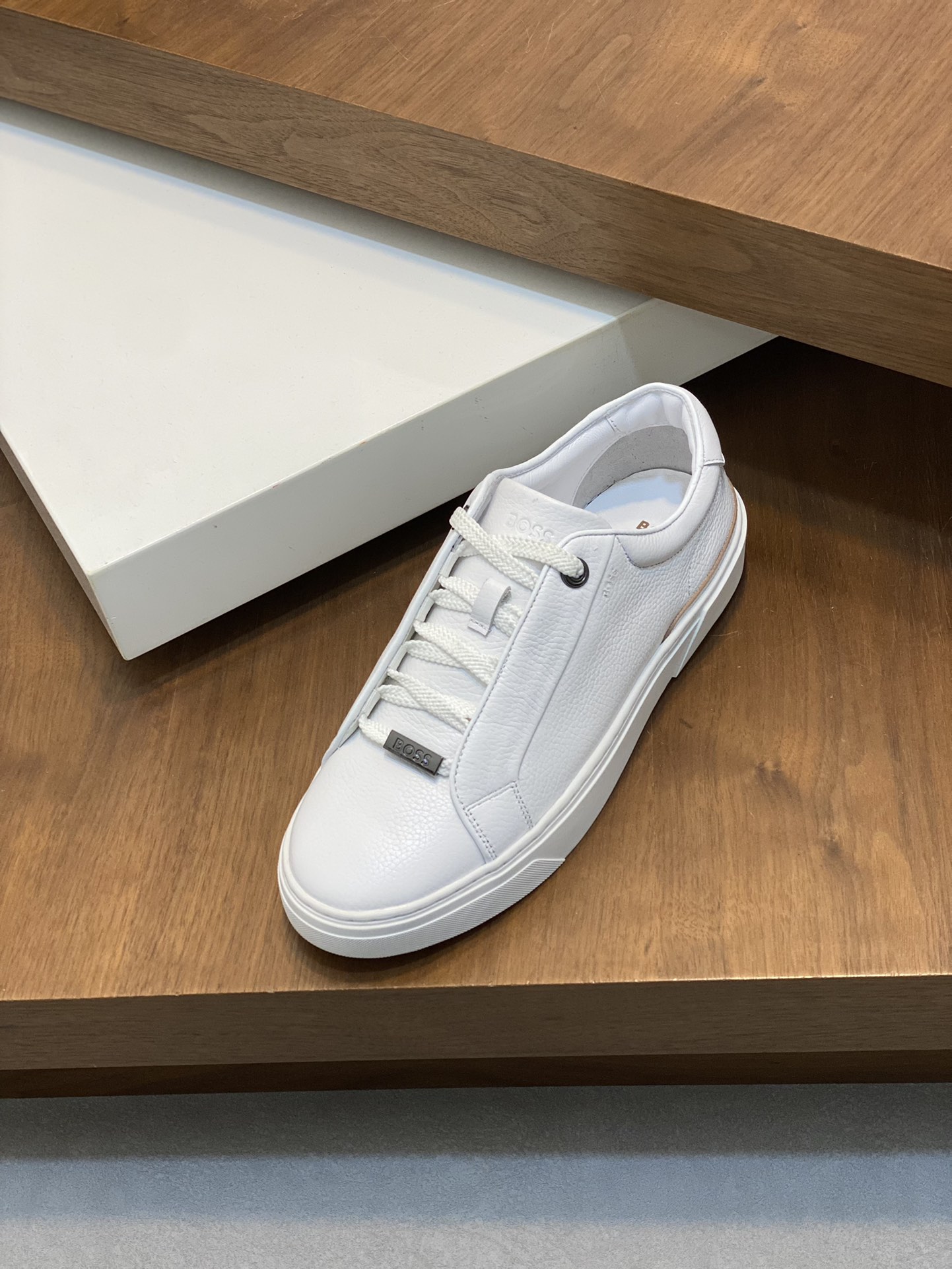 Boss zapatillas de deporte casuales de los hombres, la versión original del molde abierto, capa de l