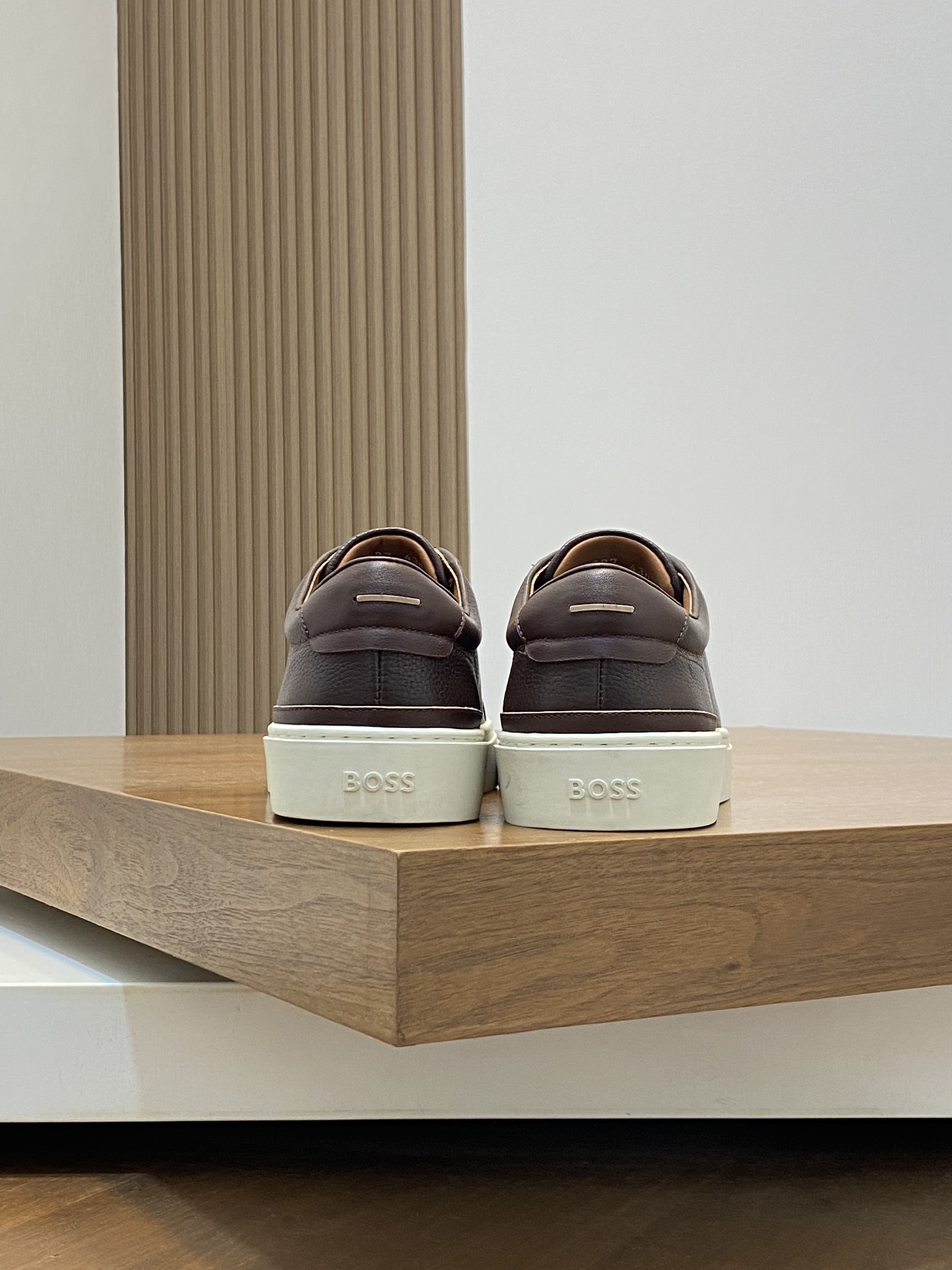 Boss zapatillas de deporte casuales de los hombres, la versión original del molde abierto, capa de l