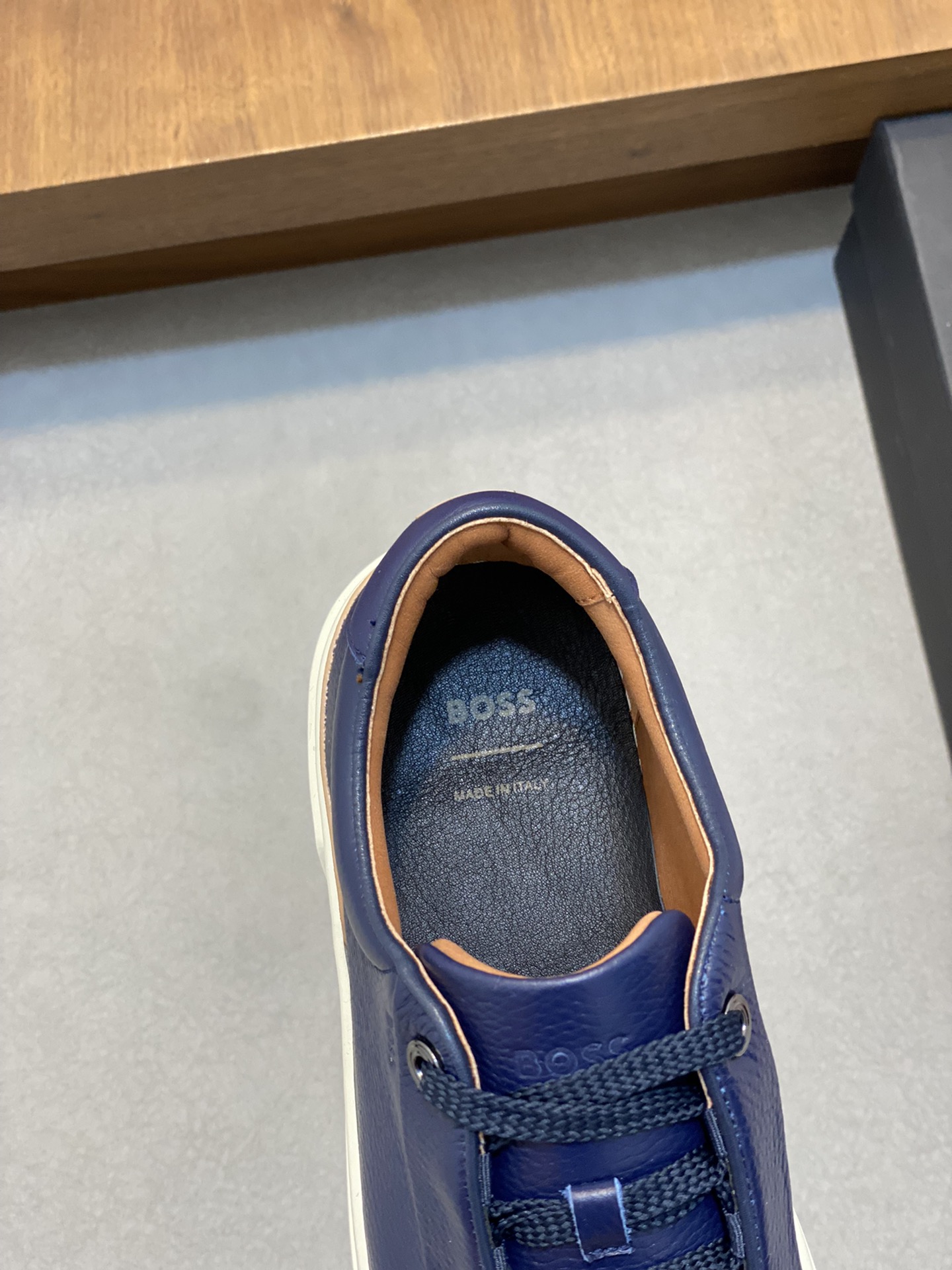 Boss zapatillas de deporte casuales de los hombres, la versión original del molde abierto, capa de l