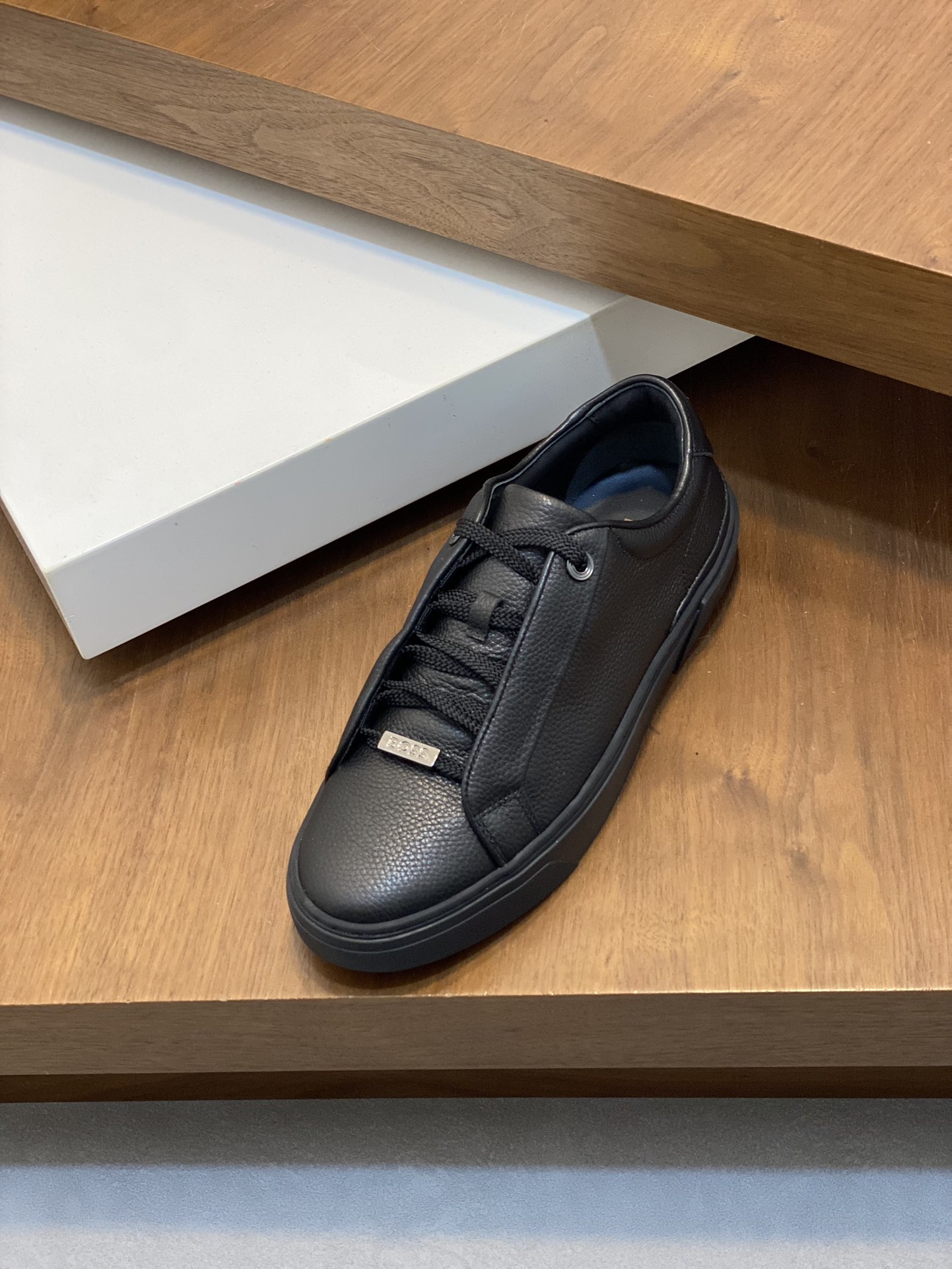 Boss zapatillas de deporte casuales de los hombres, la versión original del molde abierto, capa de l