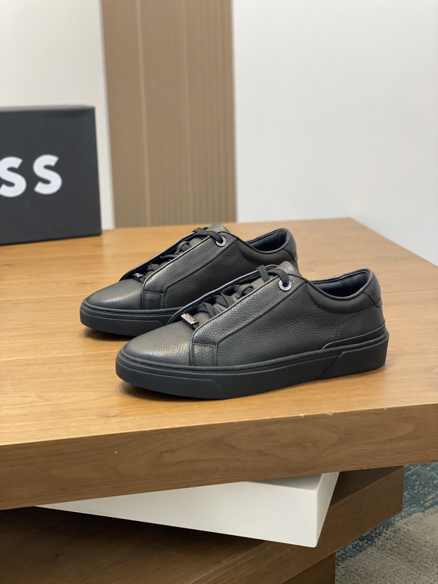 Boss zapatillas de deporte casuales de los hombres, la versión original del molde abierto, capa de l