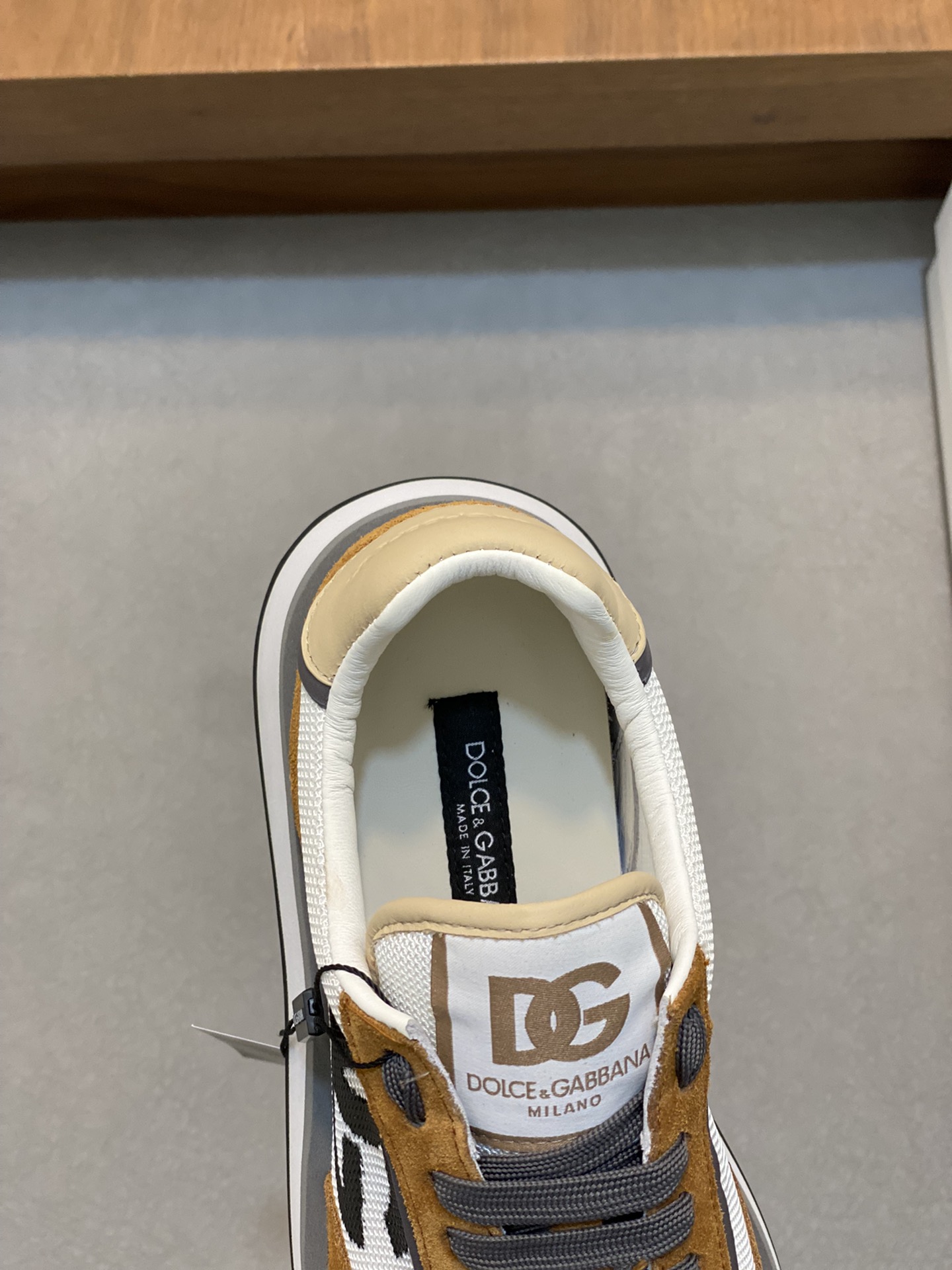 --Nuevo--Dolce&Gabbana--DG de gama alta de los hombres zapatos deportivo-casual. Mostrador superior 