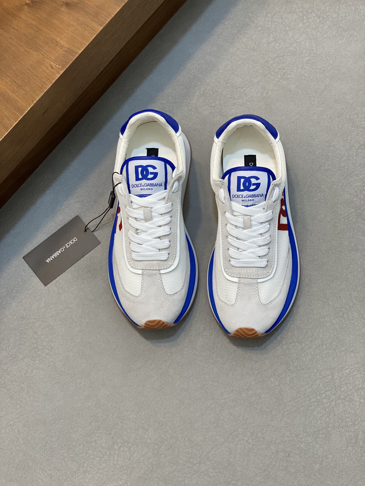 --Nuevo--Dolce&Gabbana--DG de gama alta de los hombres zapatos deportivo-casual. Mostrador superior 