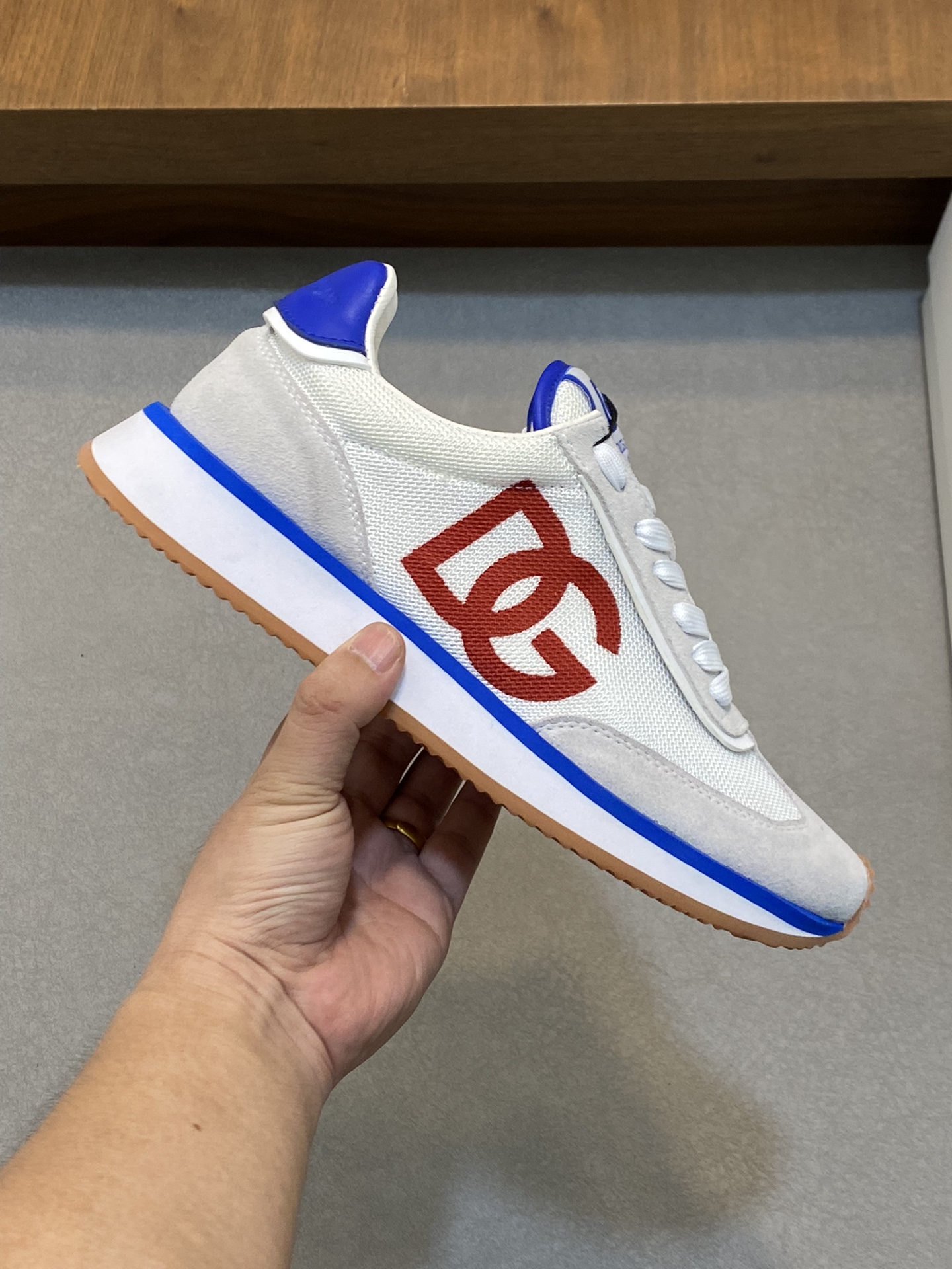 --Nuevo--Dolce&Gabbana--DG de gama alta de los hombres zapatos deportivo-casual. Mostrador superior 