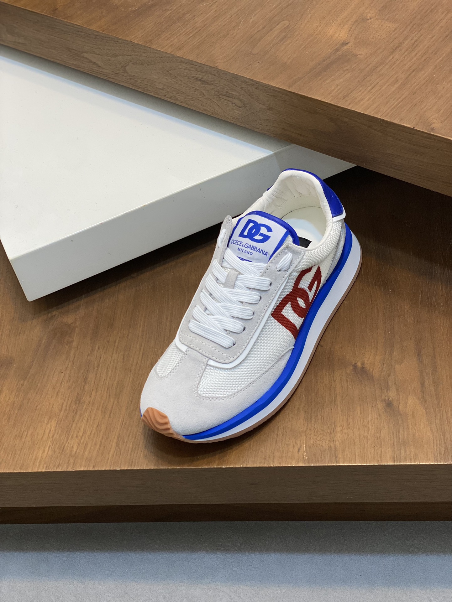 --Nuevo--Dolce&Gabbana--DG de gama alta de los hombres zapatos deportivo-casual. Mostrador superior 