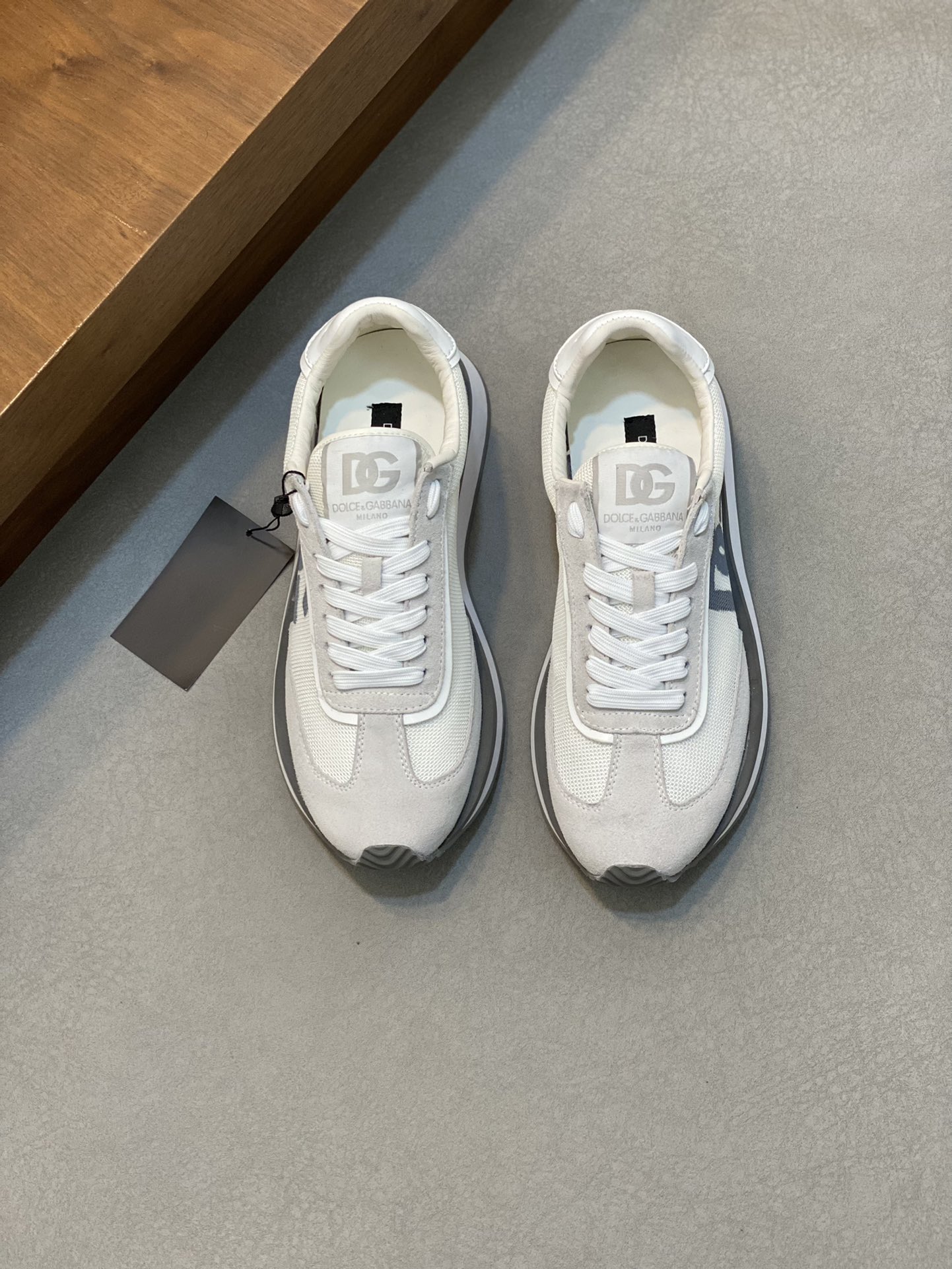 --Nuevo--Dolce&Gabbana--DG de gama alta de los hombres zapatos deportivo-casual. Mostrador superior 