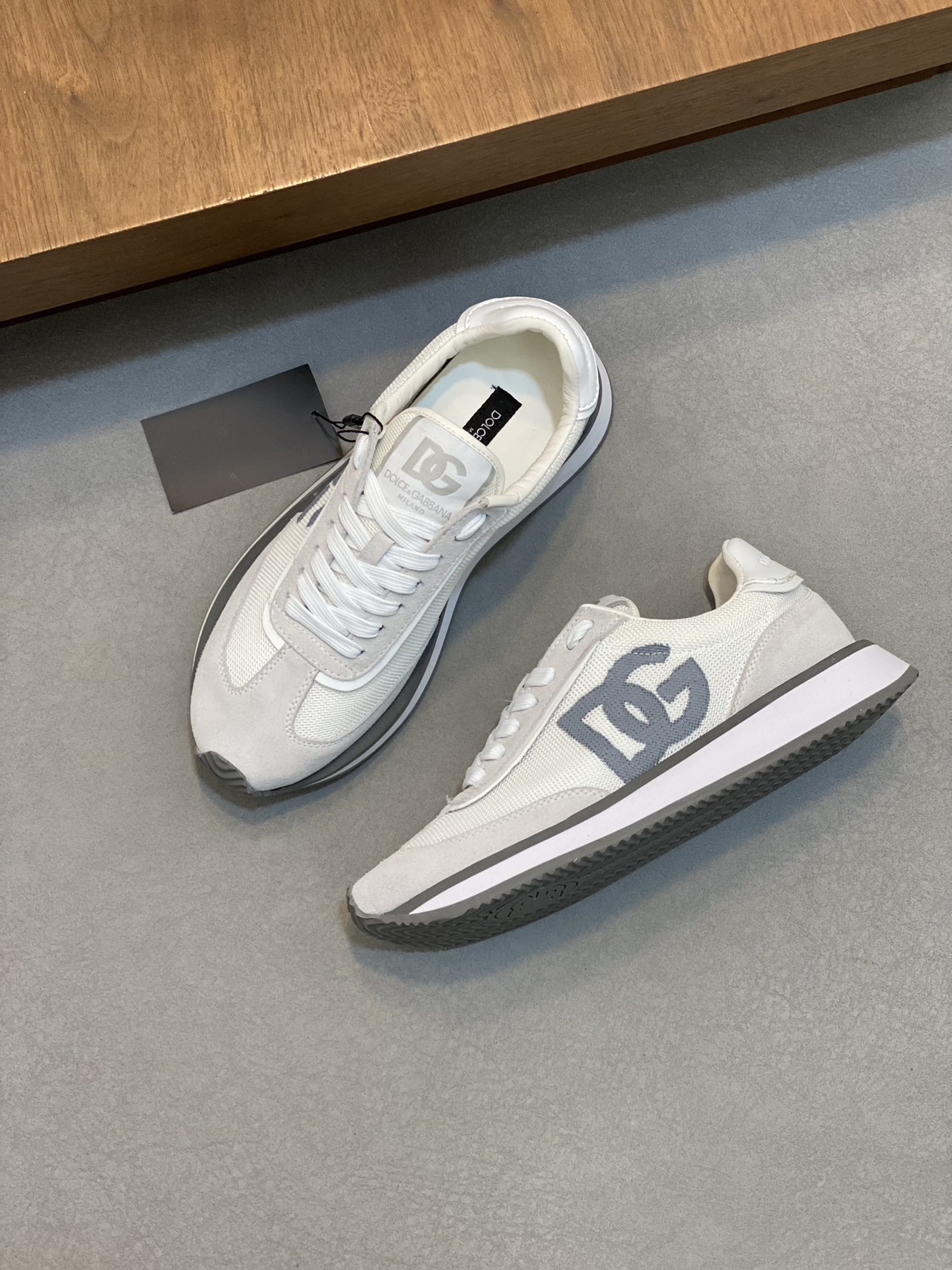 --Nuevo--Dolce&Gabbana--DG de gama alta de los hombres zapatos deportivo-casual. Mostrador superior 