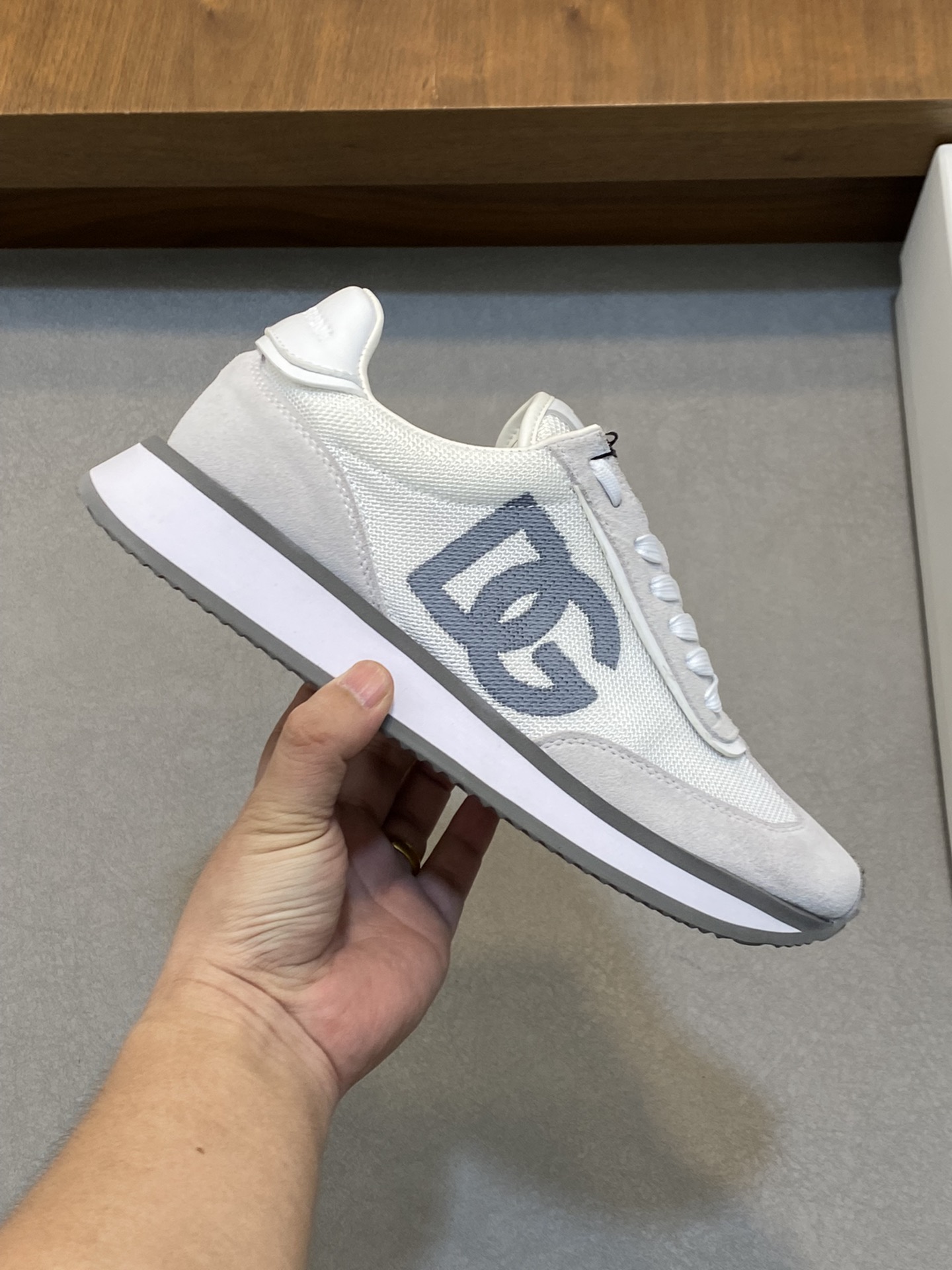 --Nuevo--Dolce&Gabbana--DG de gama alta de los hombres zapatos deportivo-casual. Mostrador superior 