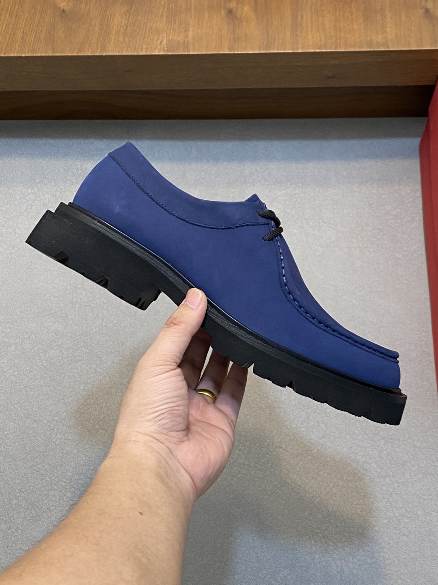 [Ferragamo] zapatos de hombre, de alta calidad, artículos de primera, parte superior de piel de vaca