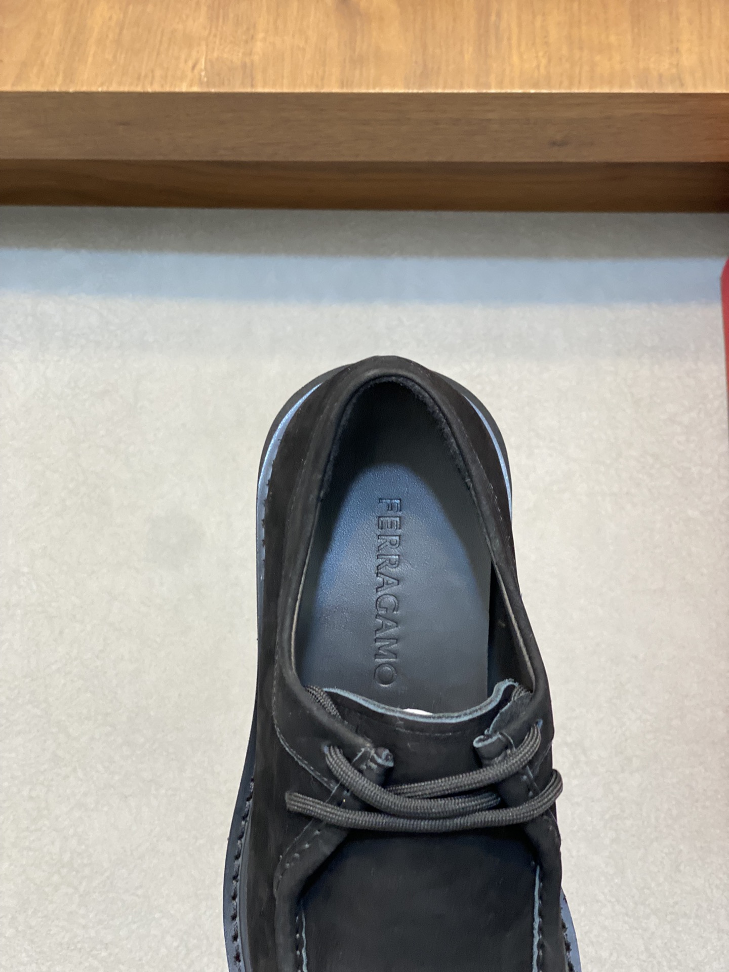 [Ferragamo] zapatos de hombre, de alta calidad, artículos de primera, parte superior de piel de vaca