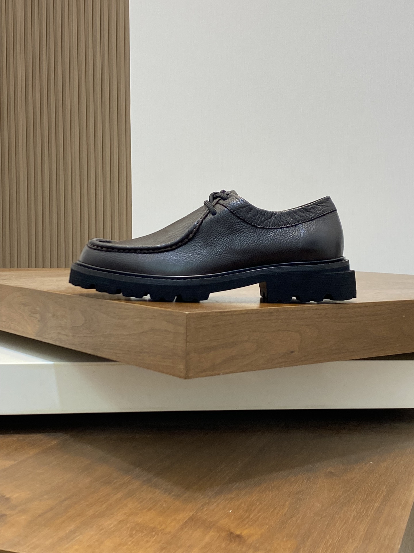 [Ferragamo] zapatos de hombre, de alta calidad, artículos de primera, parte superior de piel de vaca