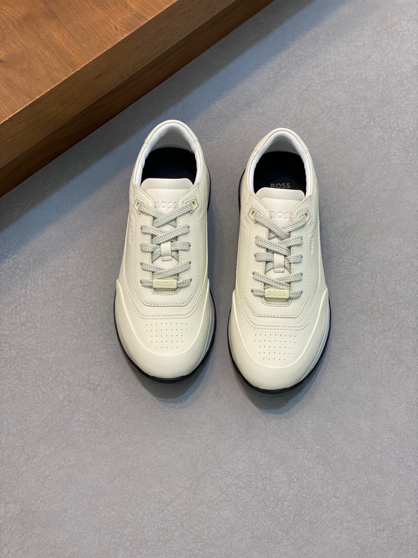 Original boutique única, zapatos casual para hombre de BOSS, piel de becerro importada original, for