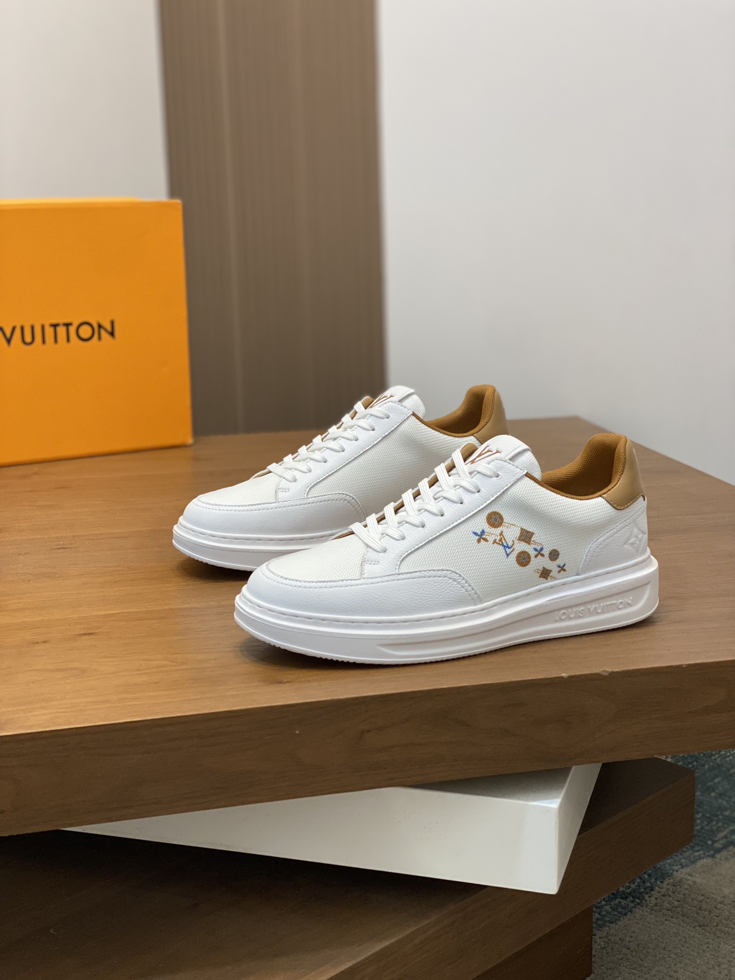 [Louis Vuitton] Louis Vuitton - Calidad de gama alta Original único - Parte superior: cuero de becer