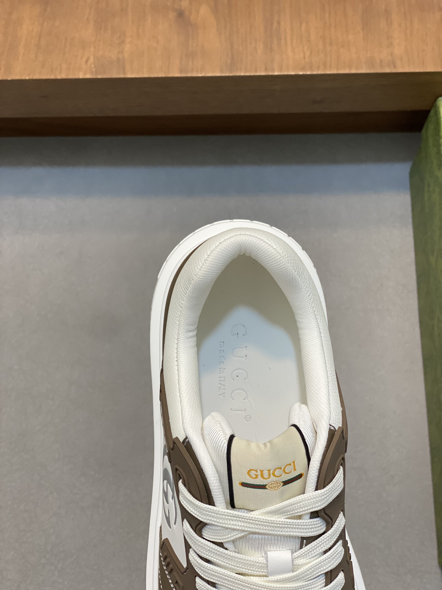 [Gucci] Gucci - Calidad de gama alta Original sencillo - Parte superior: piel de becerro Napa, módul
