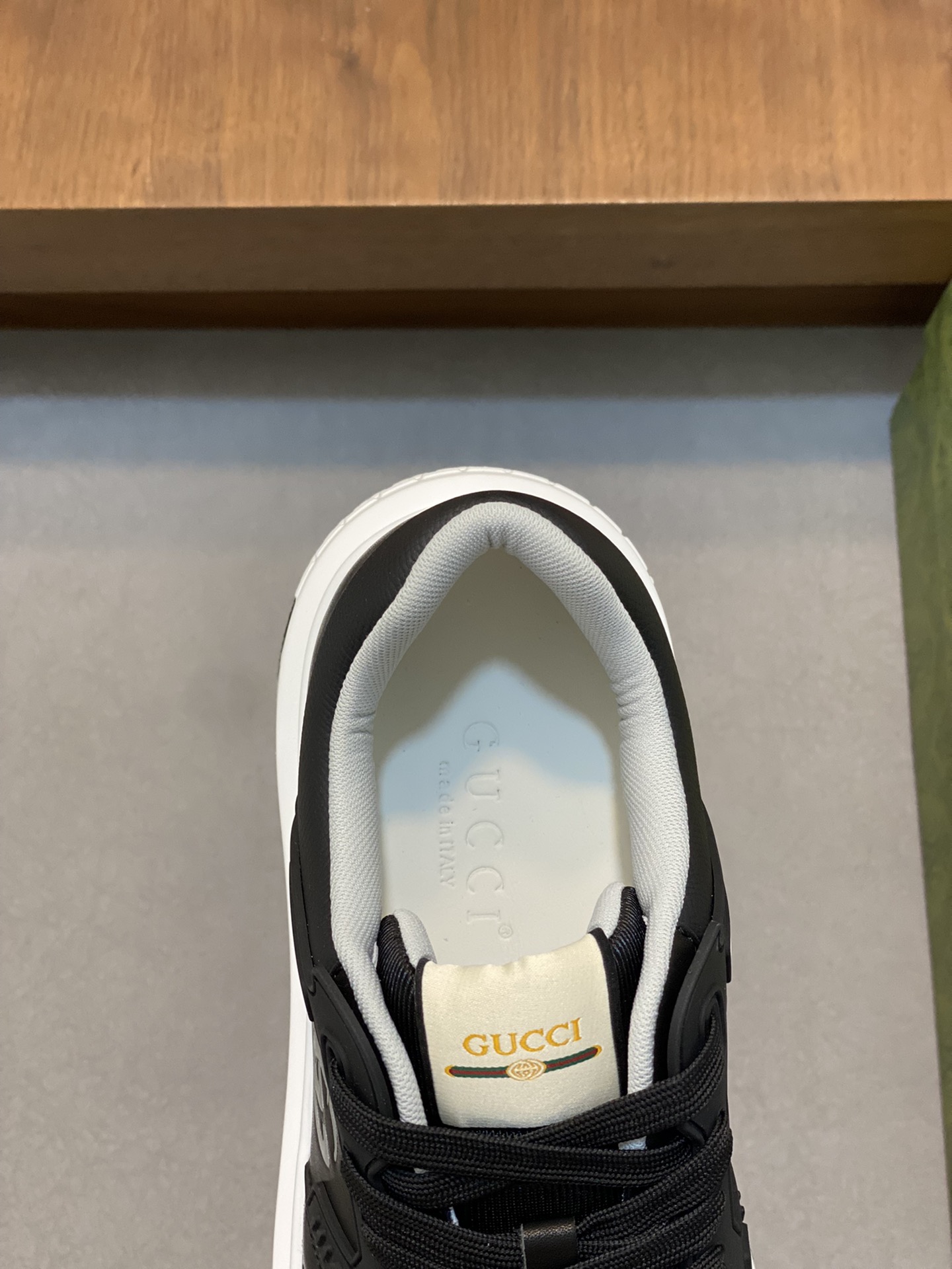 [Gucci] Gucci - Calidad de gama alta Original sencillo - Parte superior: piel de becerro Napa, módul