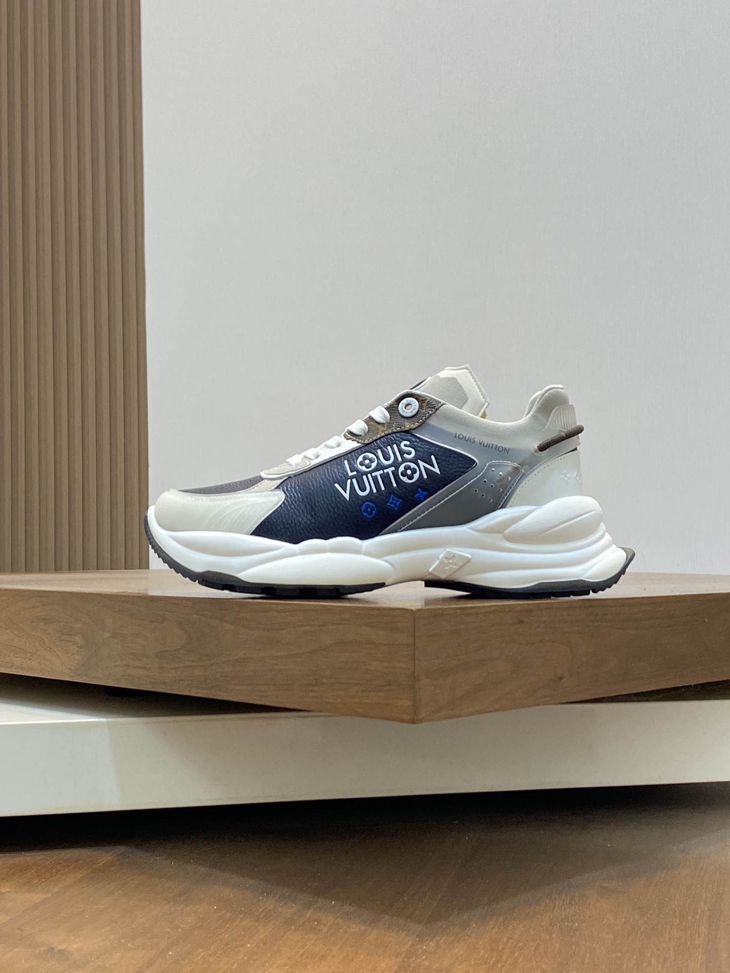 Louis Vuitton Men's Run Away Pulse Sneakers in Leather and Canvas 3 i1731689656 1190 3