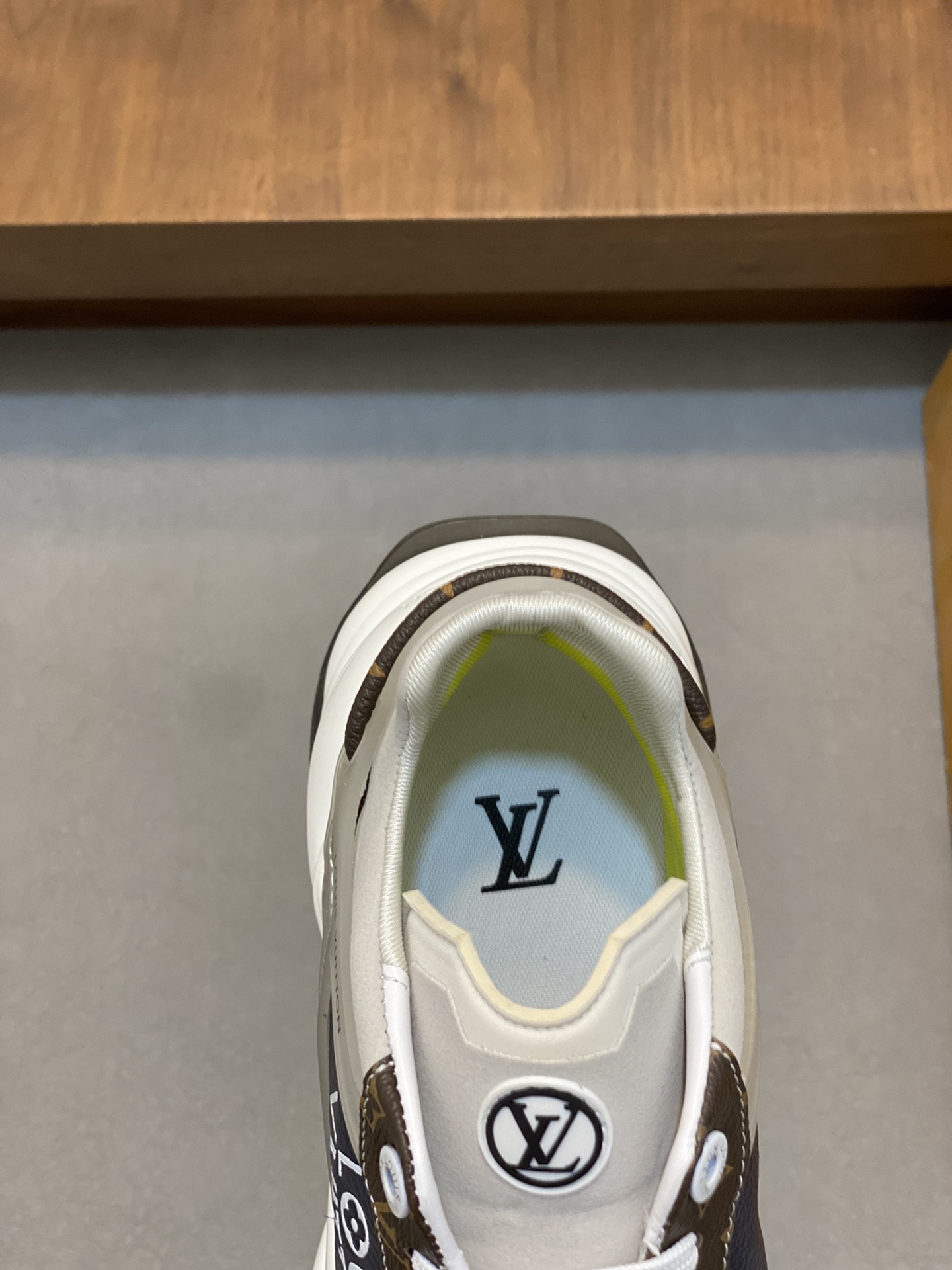 Louis Vuitton Men's Run Away Pulse Sneakers in Leather and Canvas 8 i1731689656 9233 4