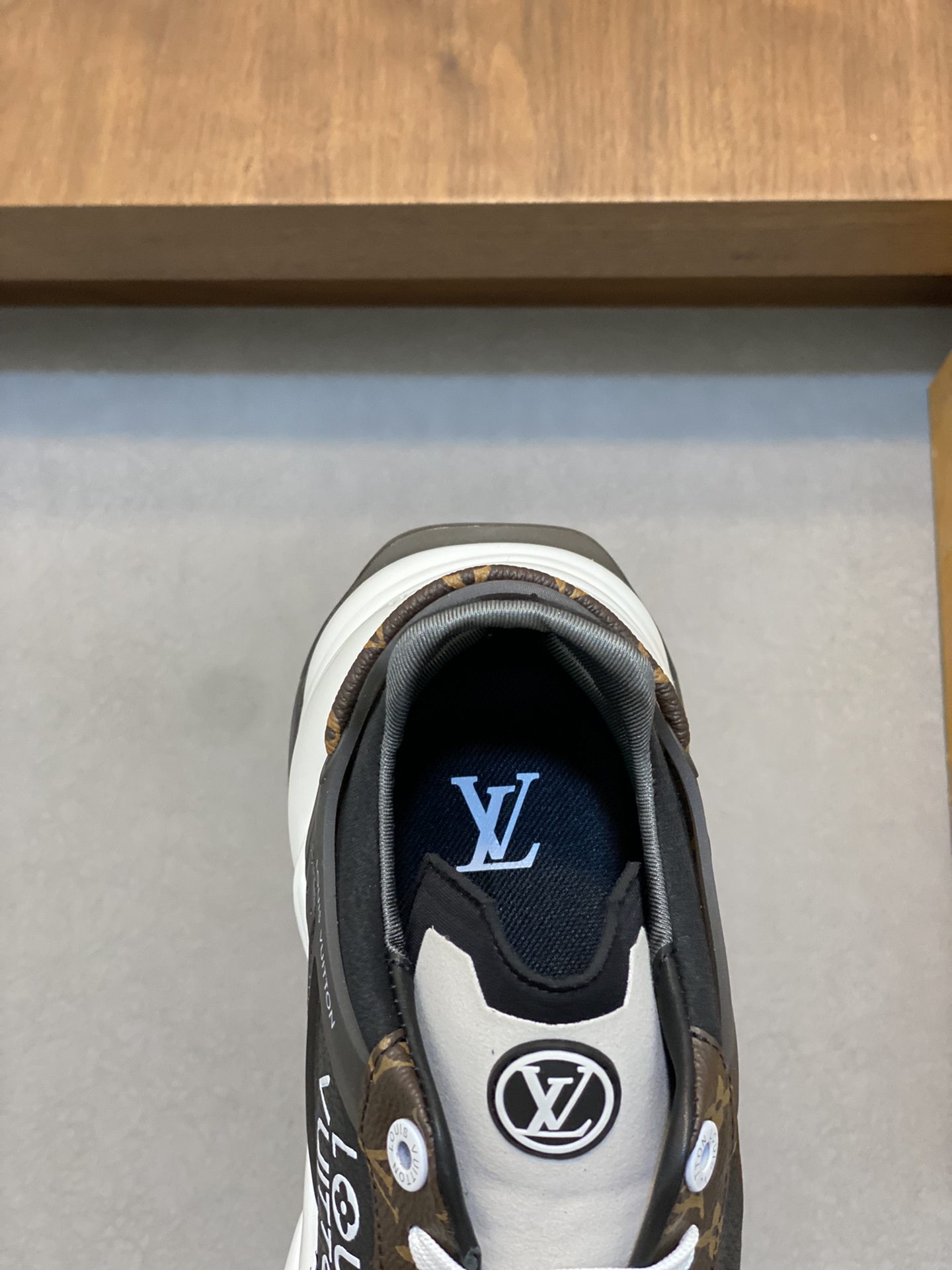 Louis Vuitton Premium Black Leather Sneakers with Designer Accents 8 i1731689743 5433 0