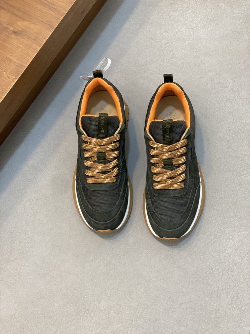Hermes Men's Casual Sneakers Nappa Calfskin Leather Brand Canvas Shoes 1 Hermes Men's Casual Sneakers Nappa Calfskin Leather Brand Canvas Shoes