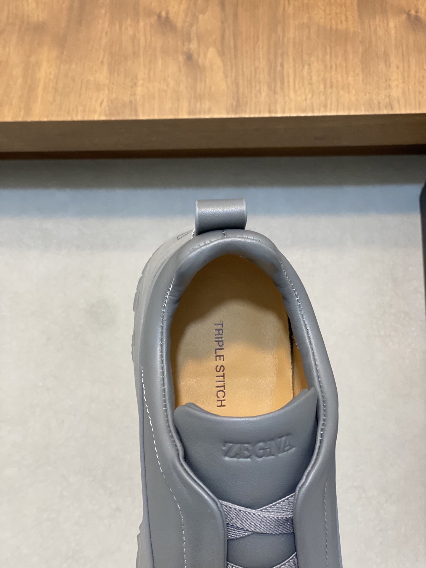 2024Nueva Serie ZEGNA Zegna Zapatos de los hombres de gamuza Triple StitchMonte zapatos casuales de 