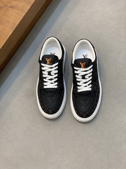 Louis Vuitton Nappa Leather Sneakers with Embossed Monogram - Size 38-44 1 Louis Vuitton Nappa Leather Sneakers with Embossed Monogram - Size 38-44