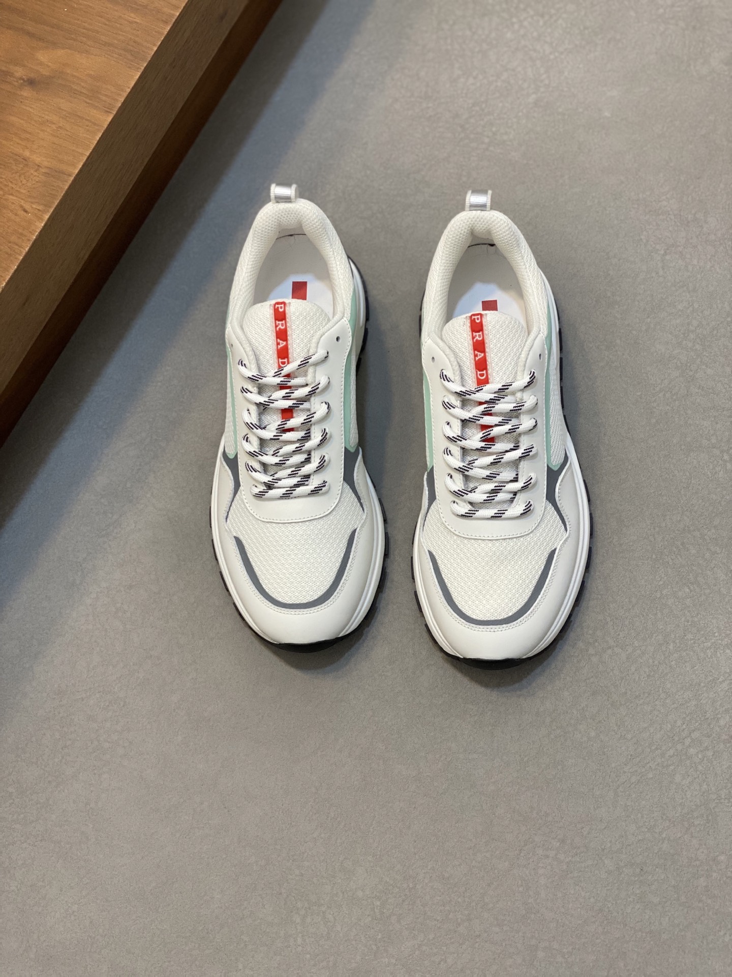 Prada Men's Leather Casual Sneakers - Stylish, Comfortable, and Breathable 2 i1741110722796 67 0 0