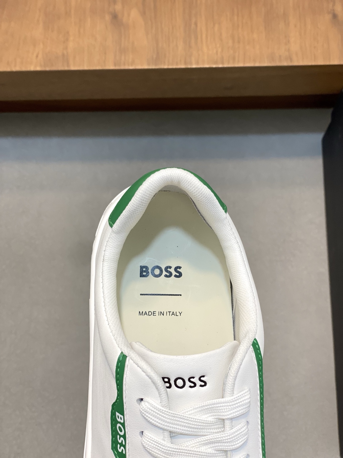 Boss entrenadores casuales de los hombres, la versión original del molde abierto, la parte superior 