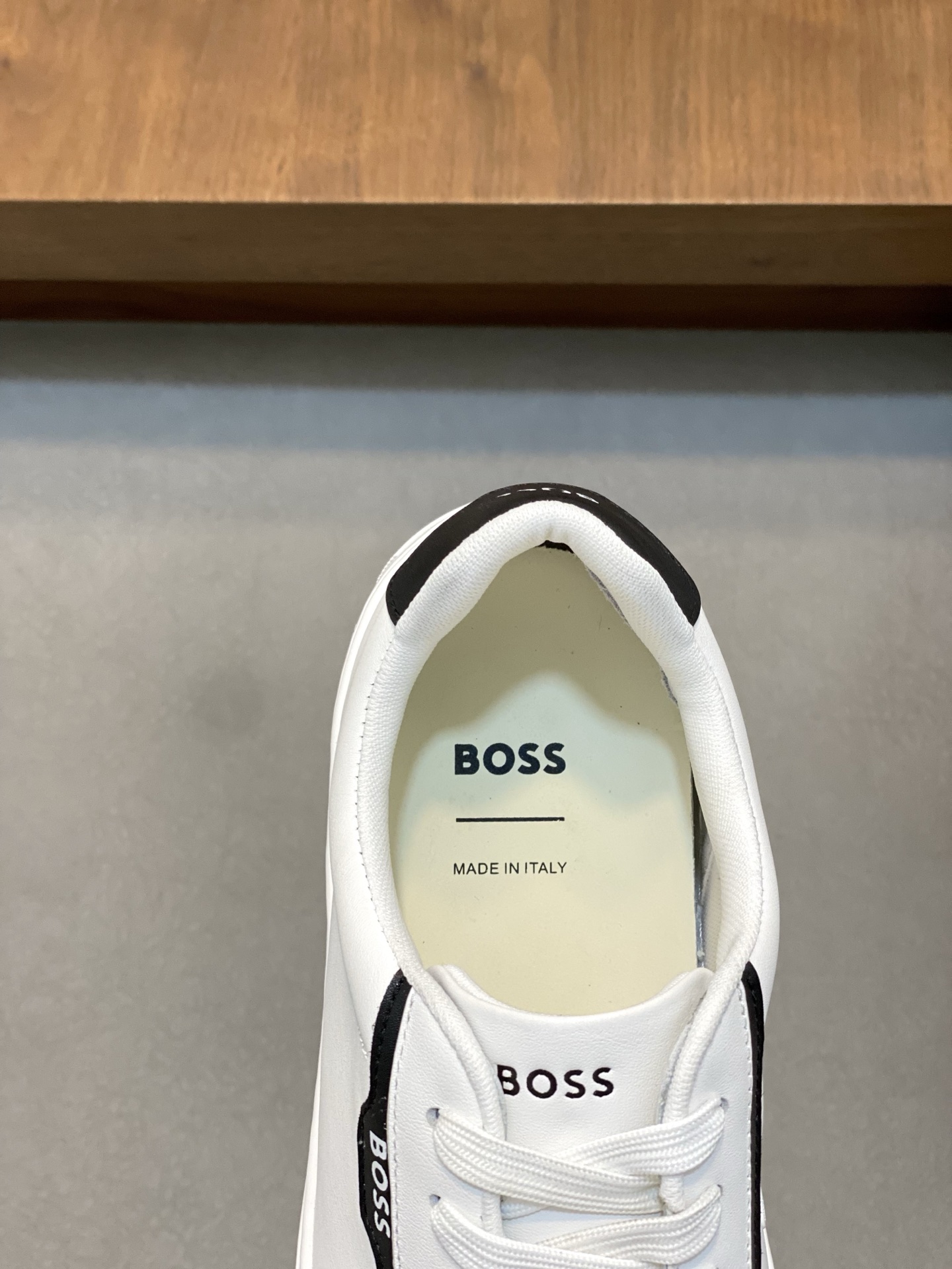 Boss entrenadores casuales de los hombres, la versión original del molde abierto, la parte superior 