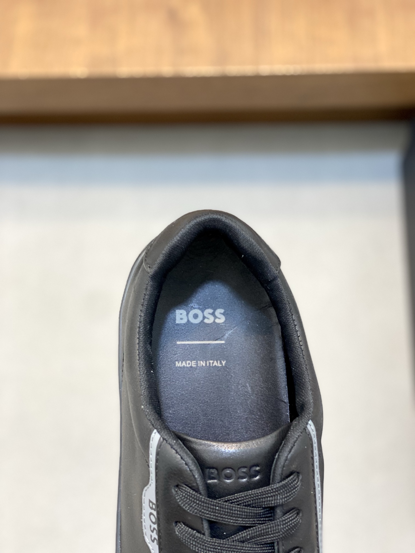 Boss entrenadores casuales de los hombres, la versión original del molde abierto, la parte superior 