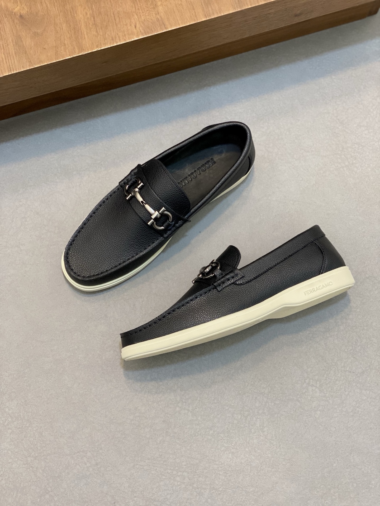 Ferragamo Men's Leather Driving Loafers, Soft and Comfortable Experience 6 i1741553928944 4732 0 4