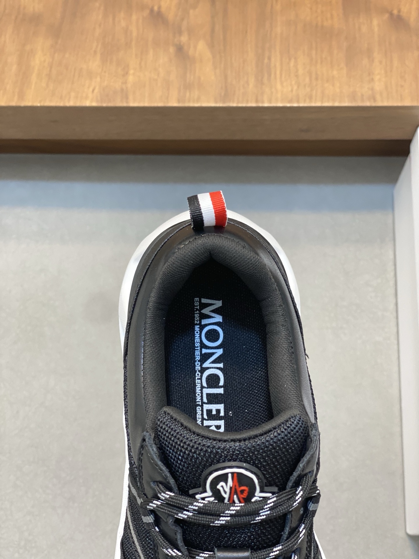 Moncler Men's Black Leather & Neoprene Sneakers - Stylish, Comfortable & Durable 8 i1741624791090 7249 0 6