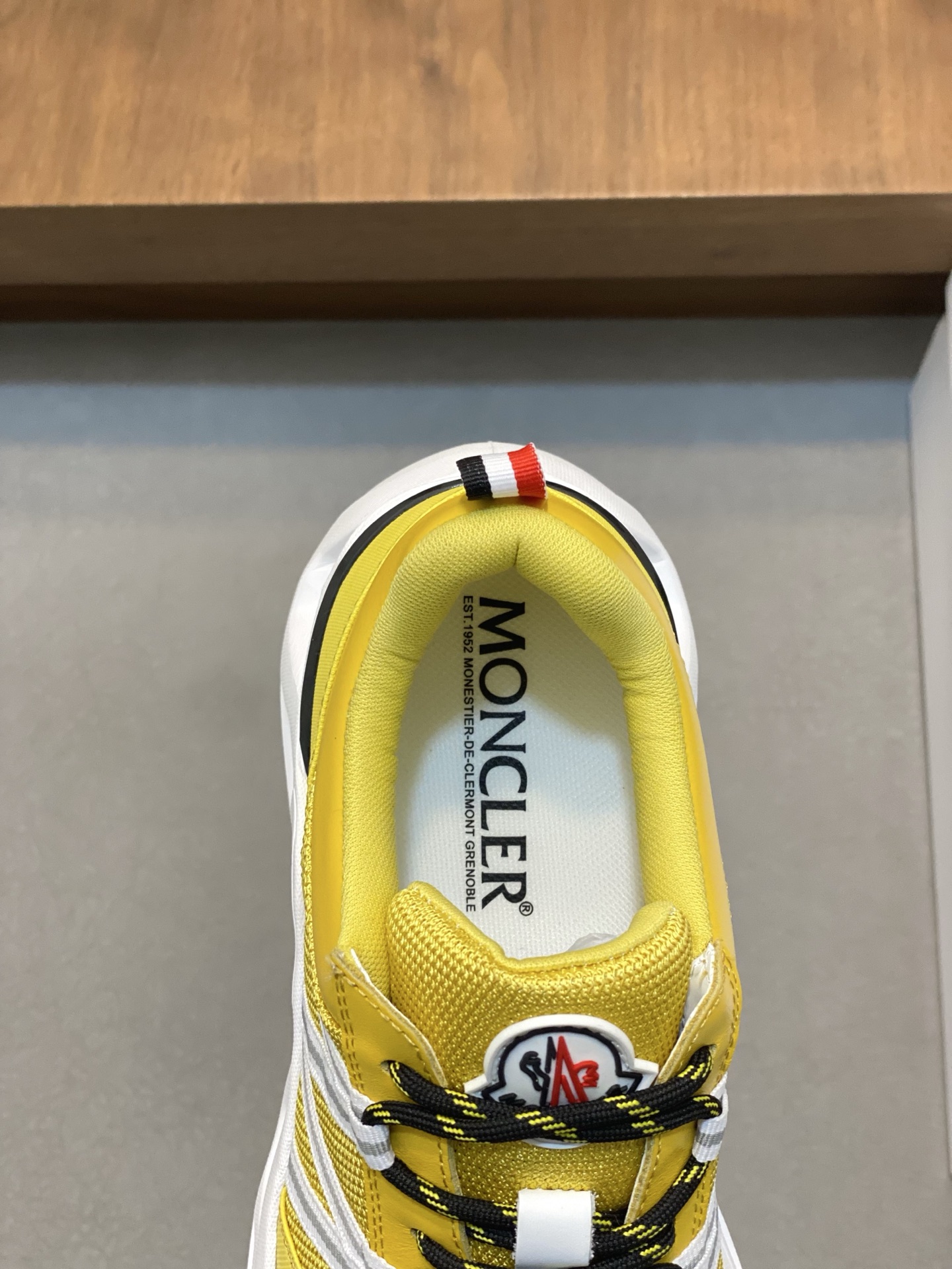Moncler Men's Yellow Leather & Neoprene Sneakers - EU 39-44 8 i1741624804665 6889 0 6
