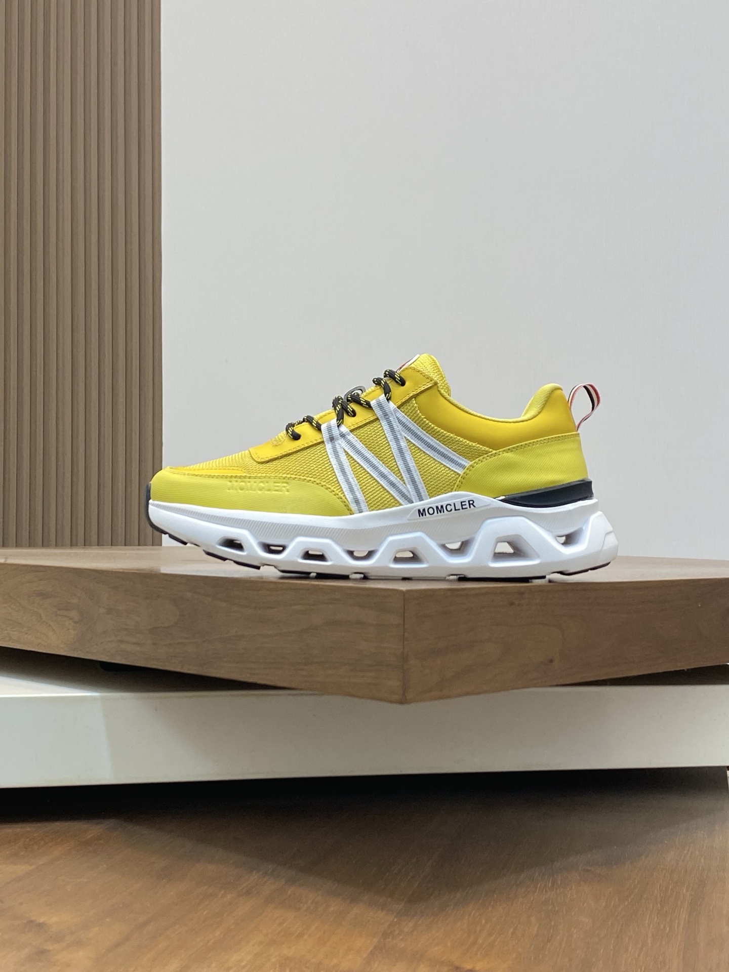 Moncler Men's Yellow Leather & Neoprene Sneakers - EU 39-44 3 i1741624811144 108 0 1