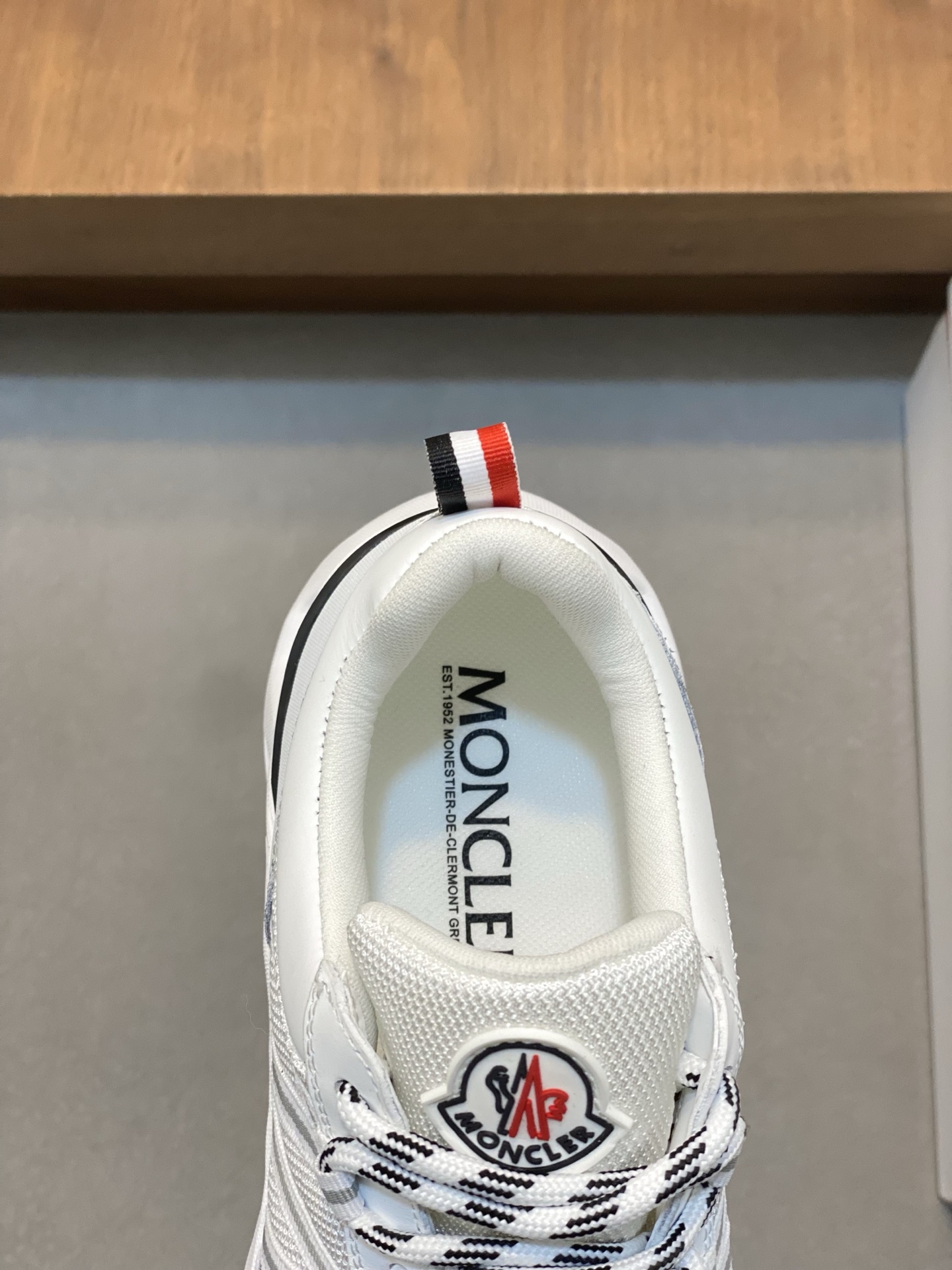 Moncler Men's White Leather & Neoprene Sneakers - High Elasticity & Comfort 8 i1741624833347 4021 0 6