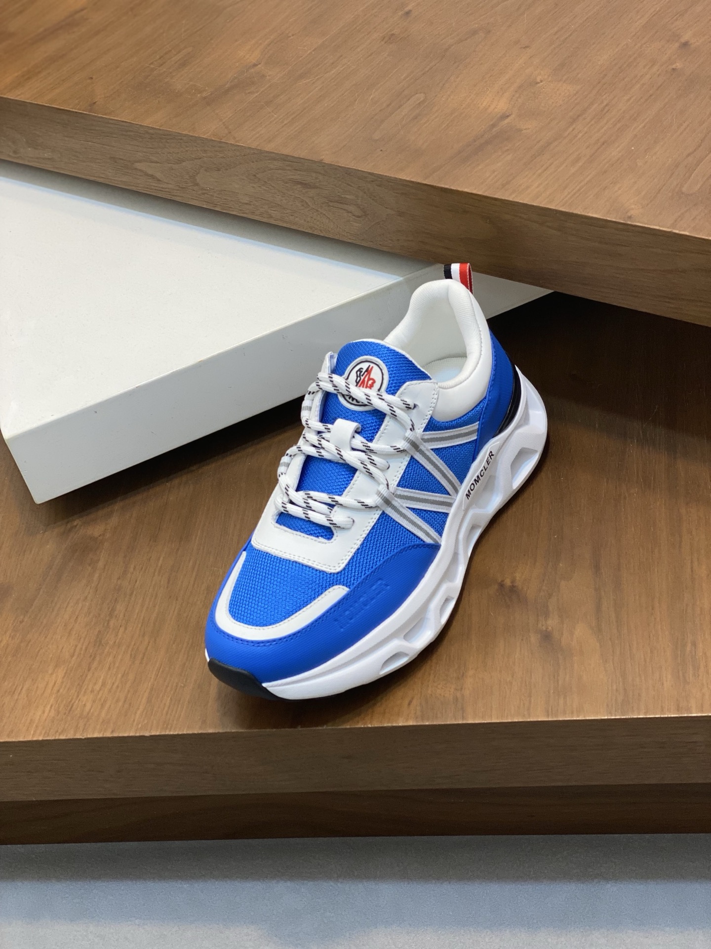 Moncler Men's Sneakers - Leather and Neoprene with Iconic Logo Detail 7 i1741624864572 3749 0 5