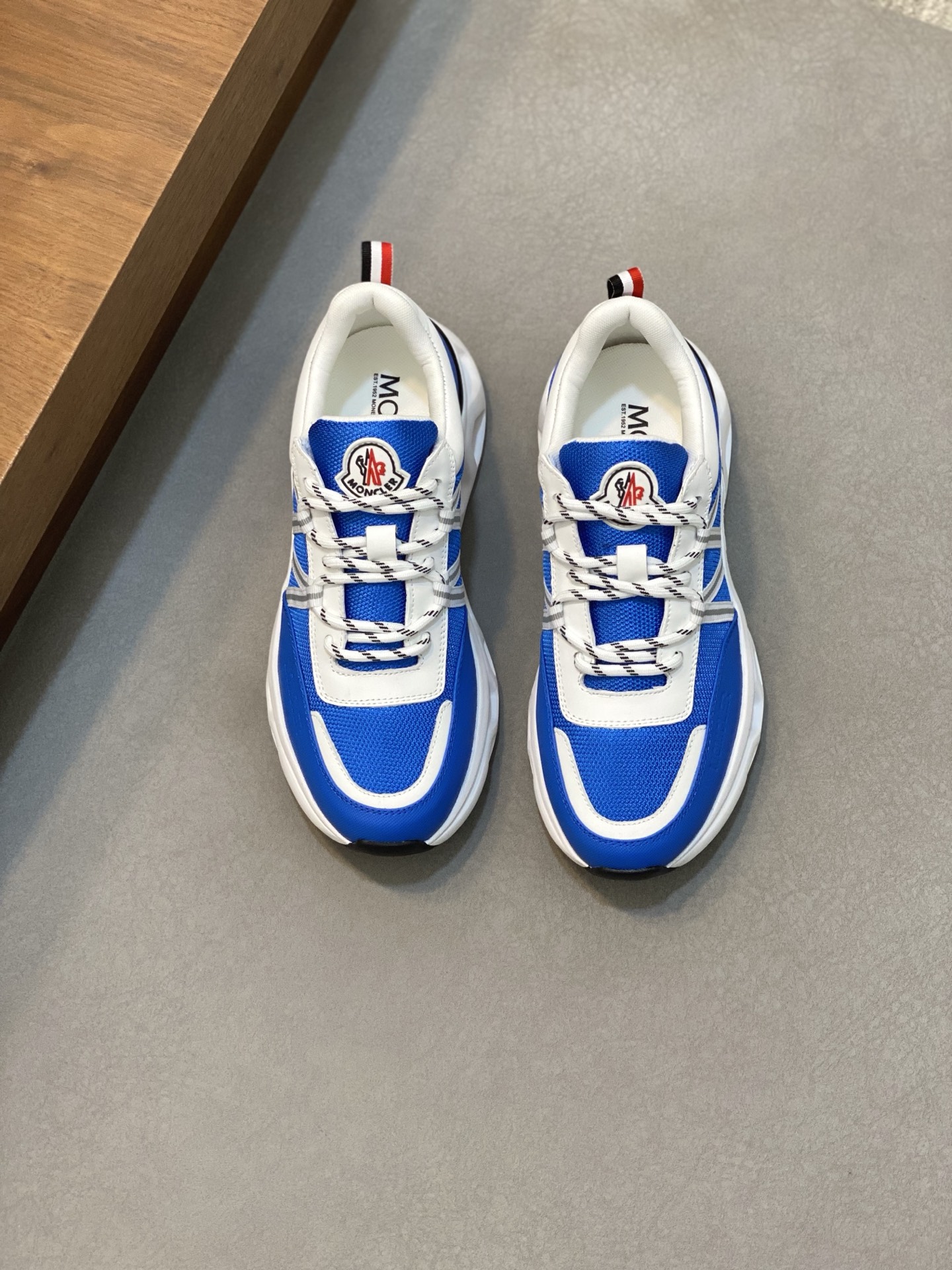 Moncler Men's Sneakers - Leather and Neoprene with Iconic Logo Detail 2 i1741624864813 8802 0 0