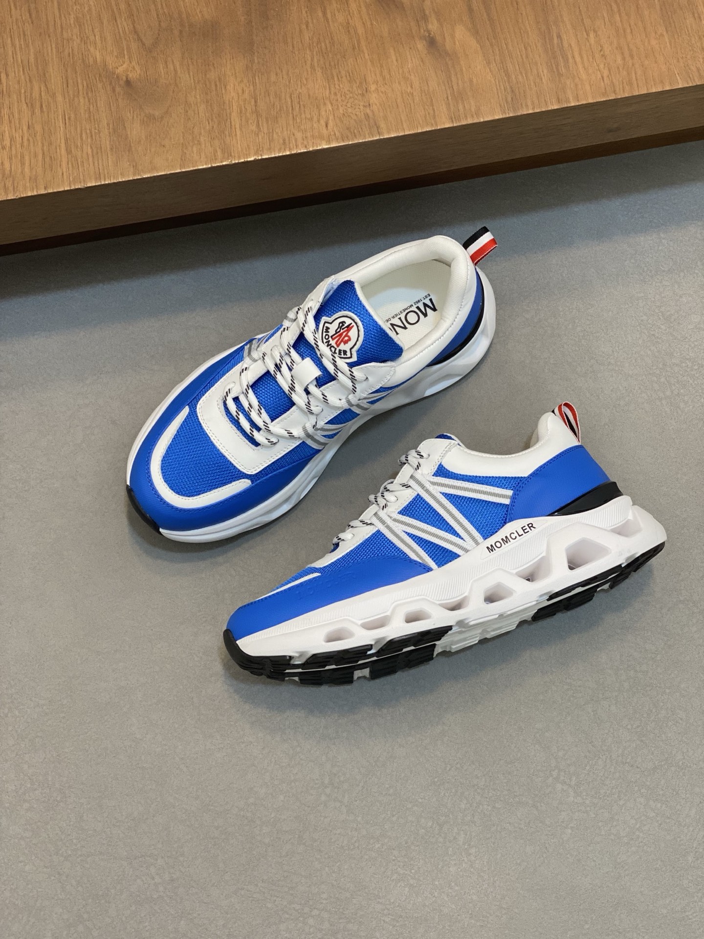 Moncler Men's Sneakers - Leather and Neoprene with Iconic Logo Detail 6 i1741624870400 616 0 4