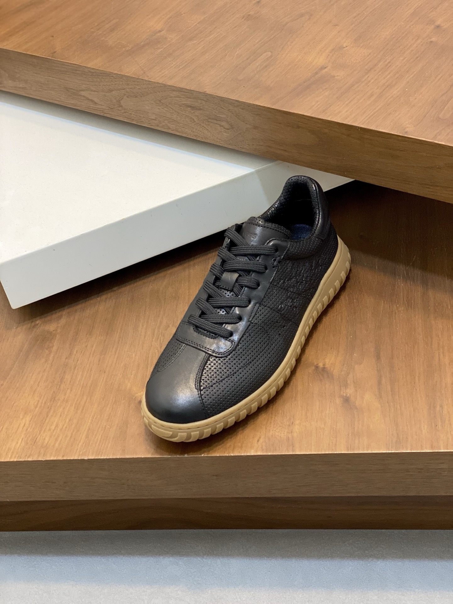 Berluti Men's Black Leather Sneakers Handmade Lightweight Sole Size 39-44 7 i1741709738995 7134 0 5