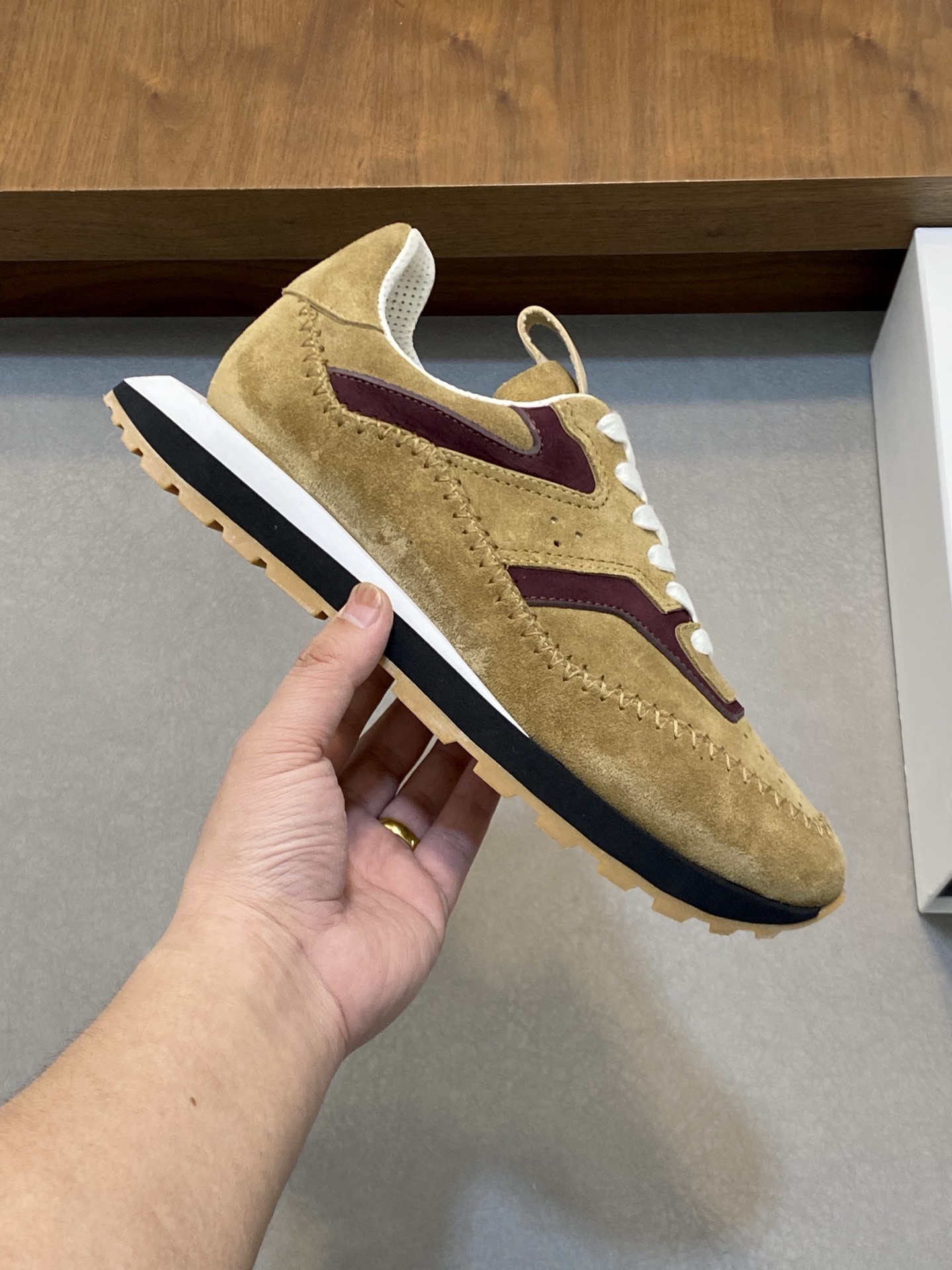 Berluti Men's Suede Leather Sneakers Handmade Lightweight Shoes Size 39-44 5 i1741710230800 5128 0 3