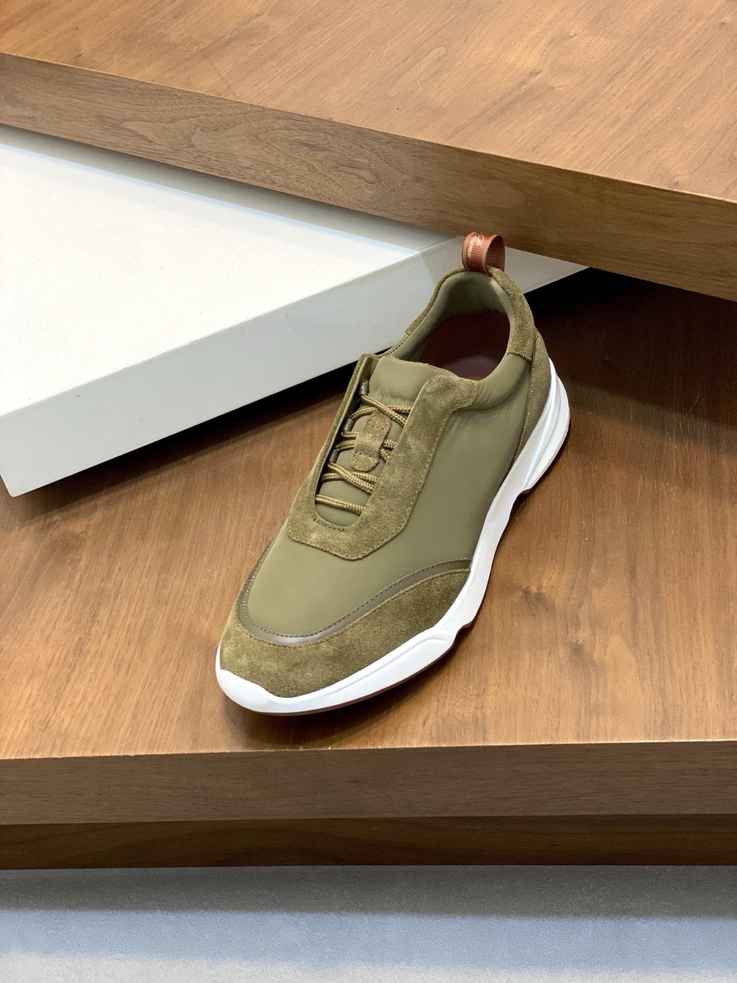 Loropiana Men's Green Suede and Leather Sneakers Size 39-44 7 i1741710581413 101 0 5