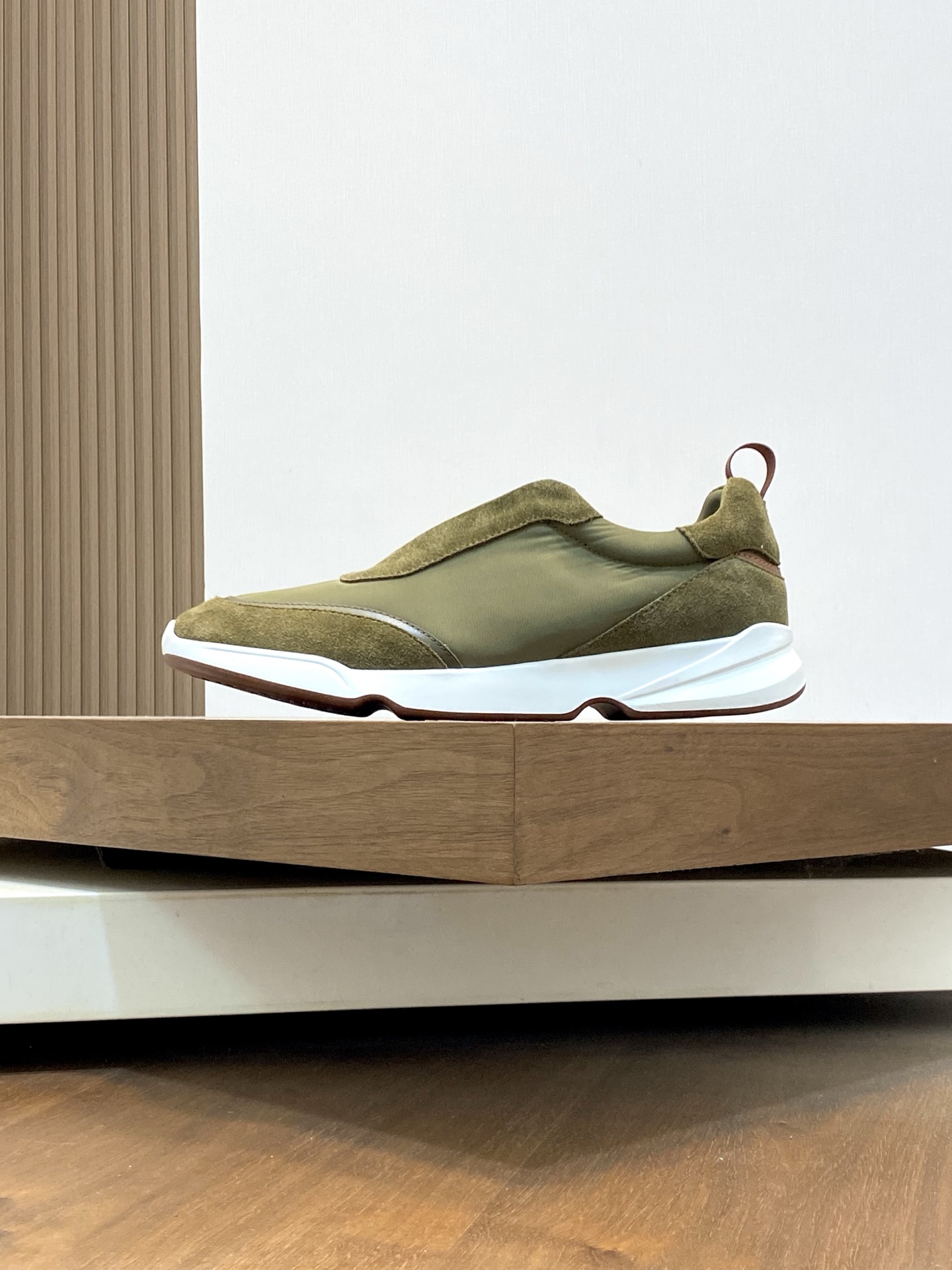 Loropiana Men's Green Suede and Leather Sneakers Size 39-44 3 i1741710581610 2592 0 1